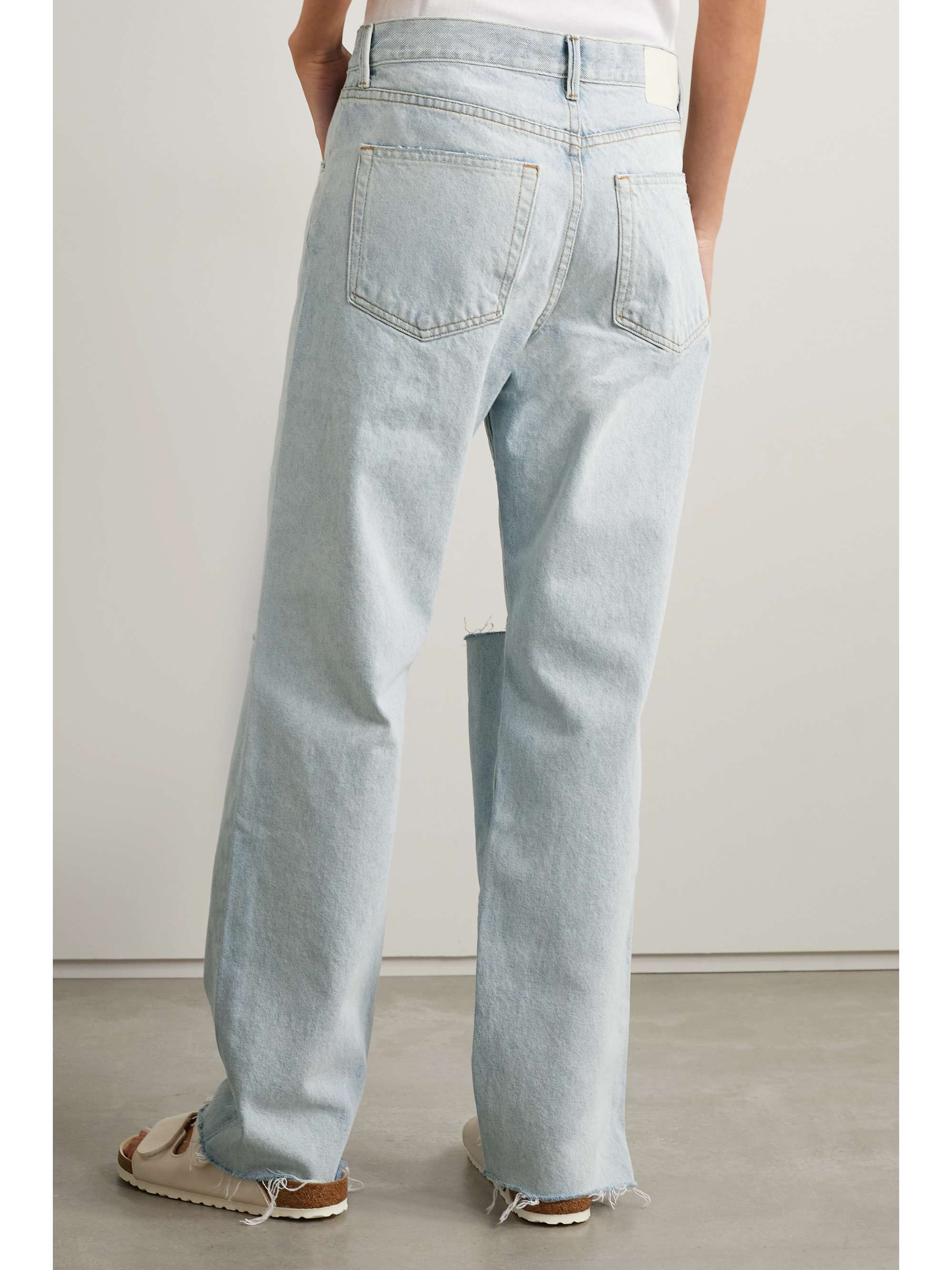 GRLFRND Bella distressed boyfriend jeans
