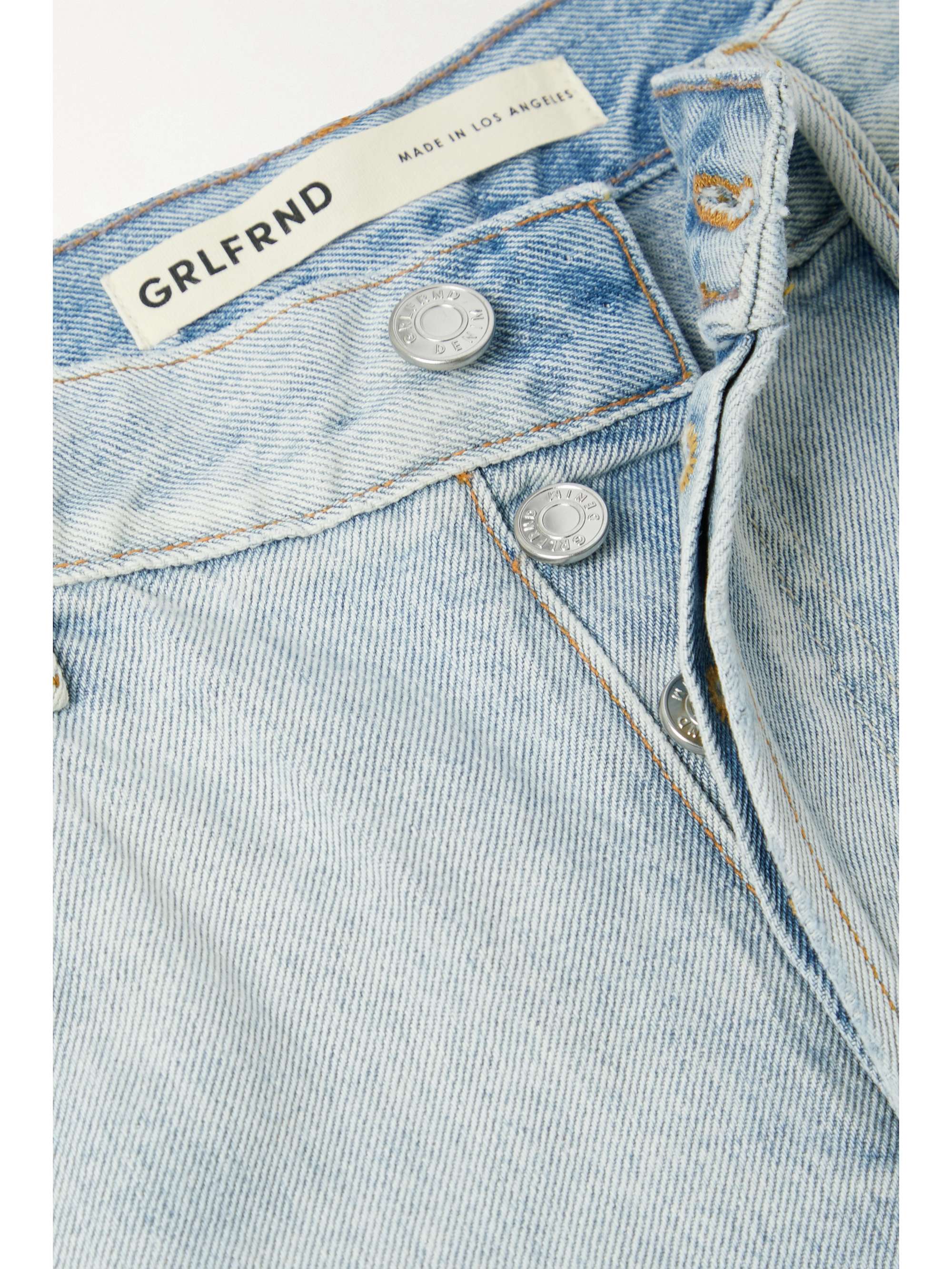 GRLFRND Bella distressed boyfriend jeans