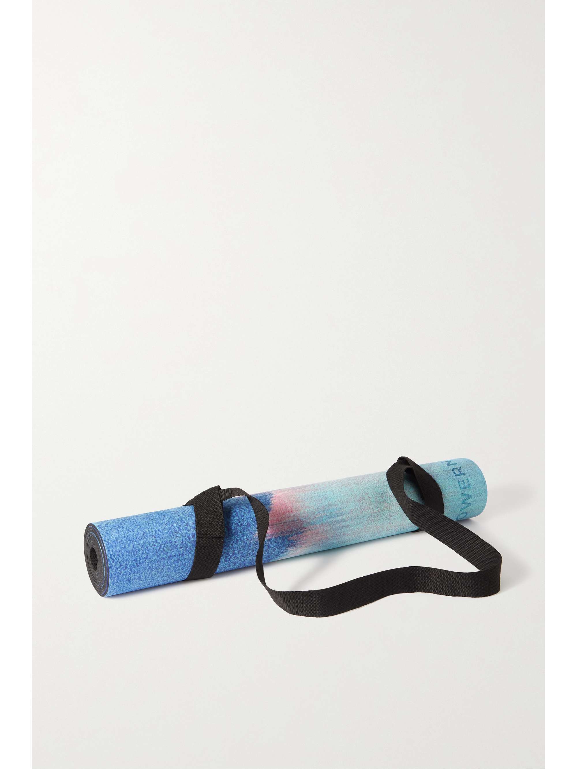 BOWERN Printed rubber yoga mat NETAPORTER