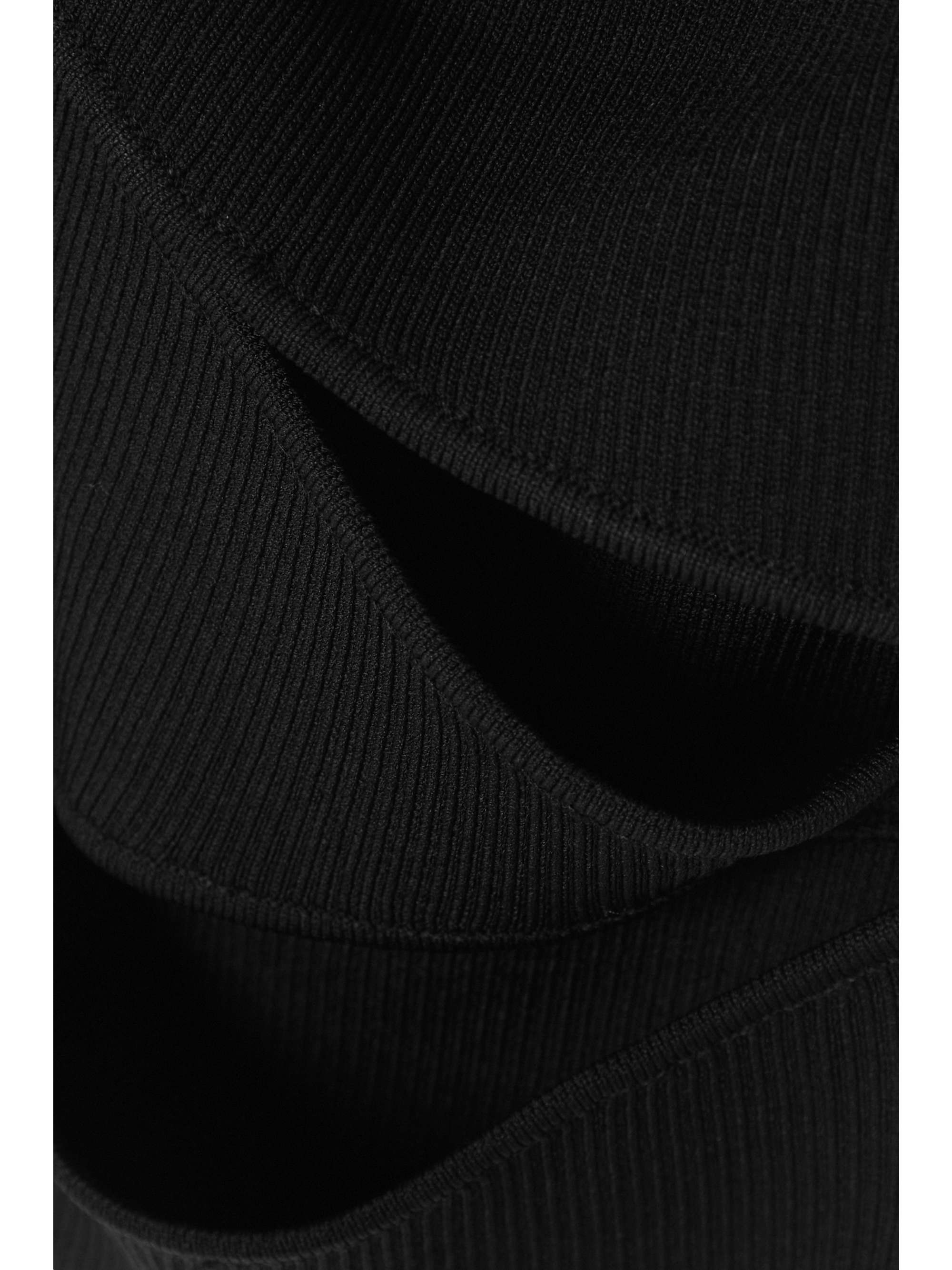 CHRISTOPHER ESBER Cutout ribbed-knit top