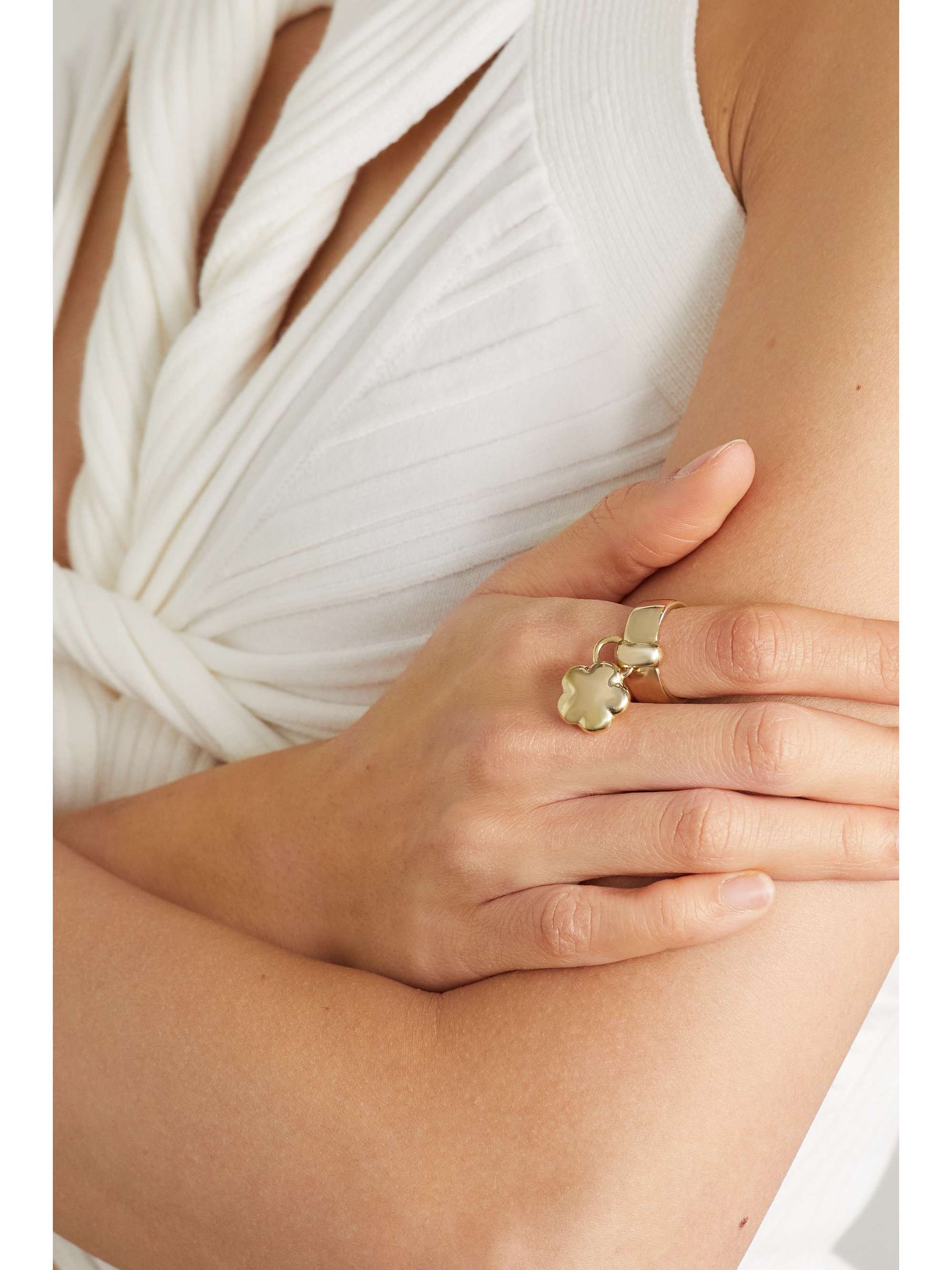LAURA LOMBARDI Fiorella gold-tone ring