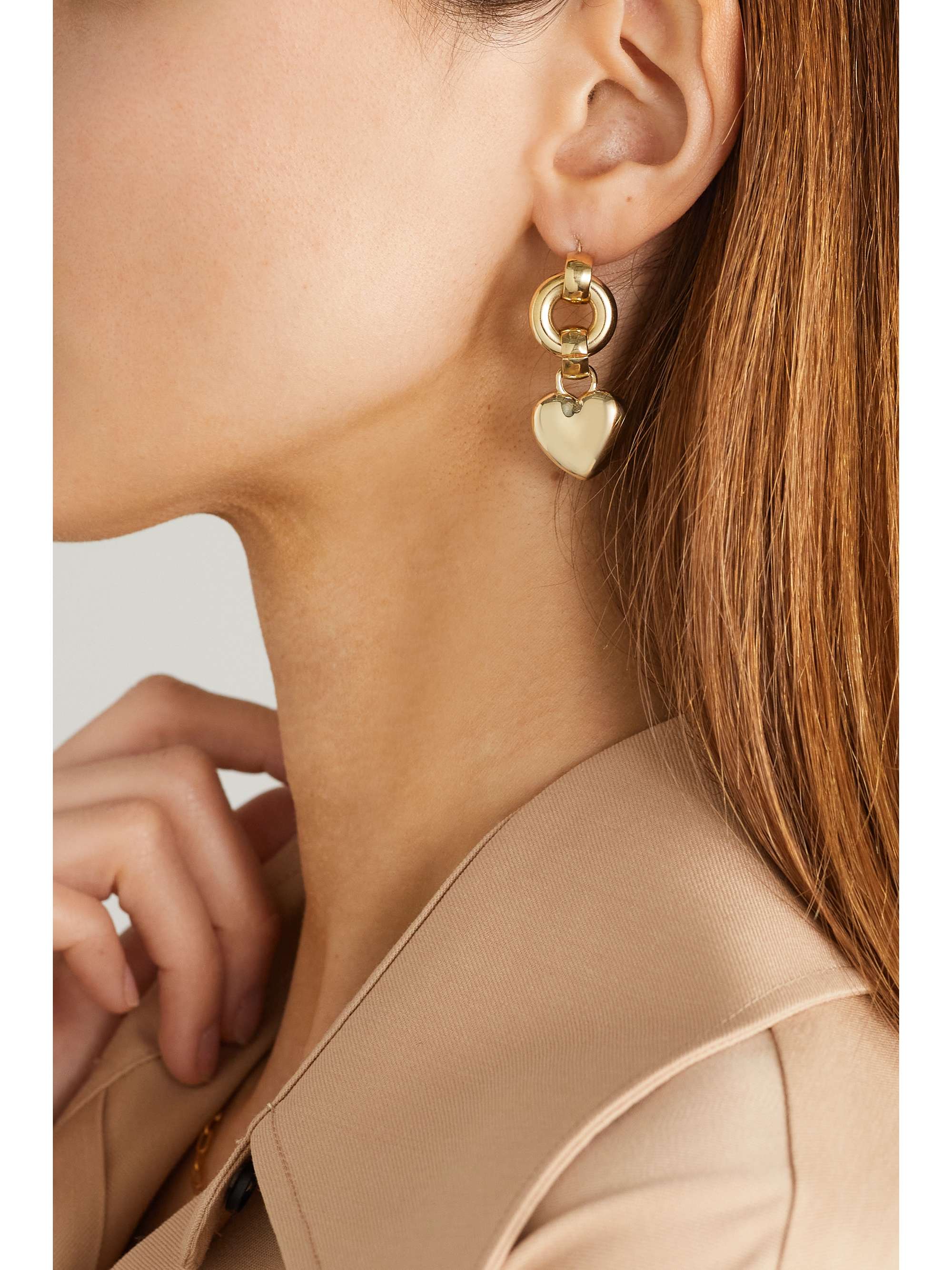 LAURA LOMBARDI Amorina gold-tone earrings