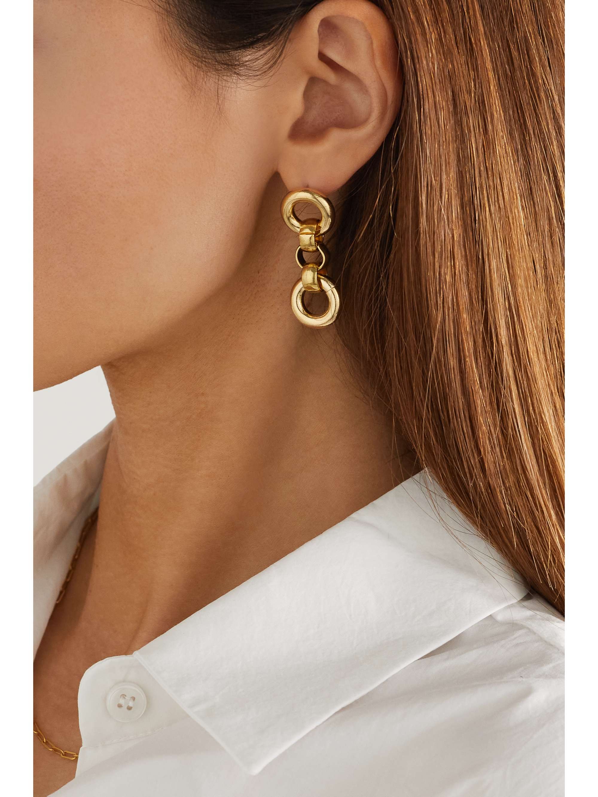 LAURA LOMBARDI Cinzia gold-tone earrings