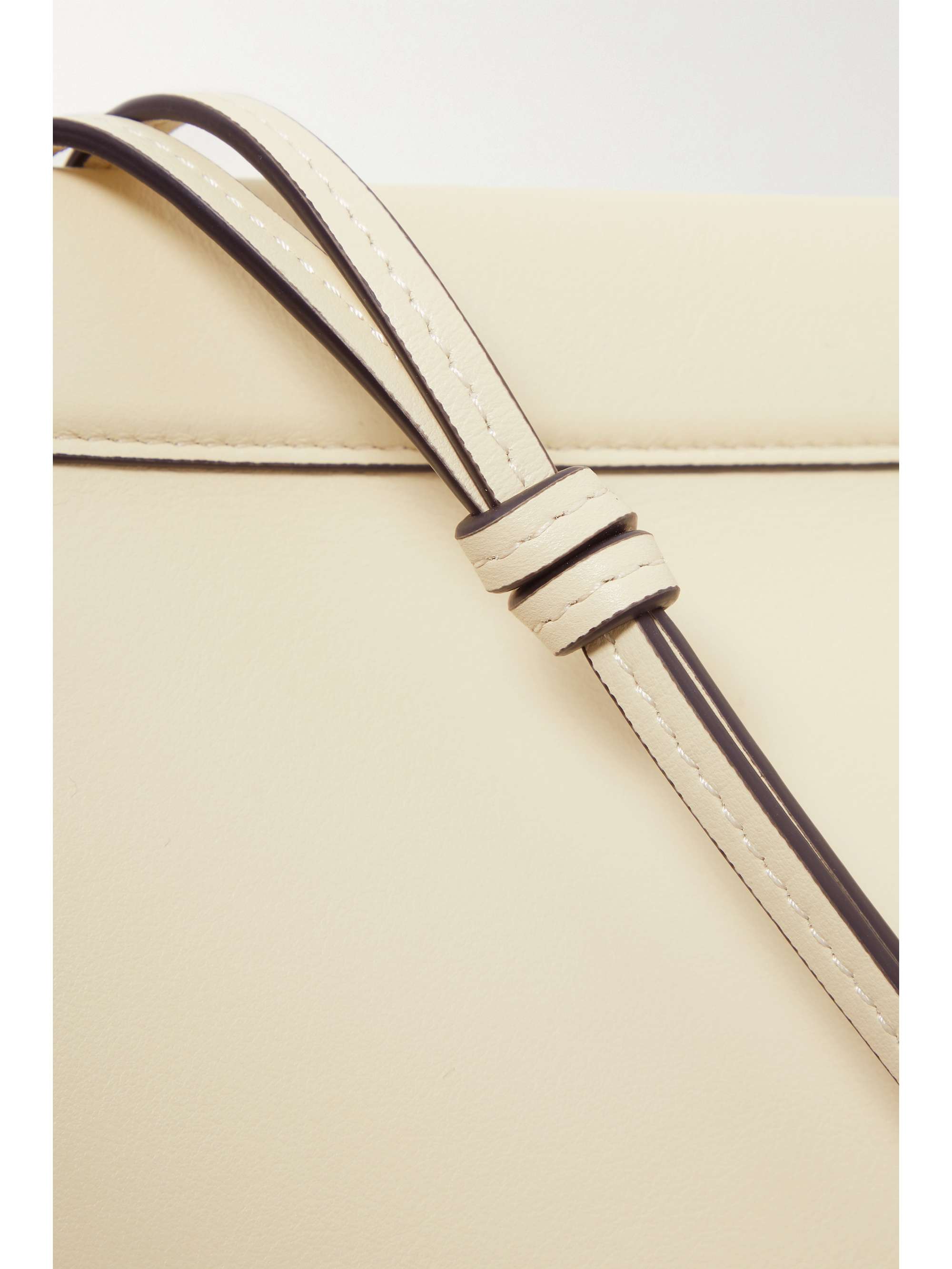 WANDLER + NET SUSTAIN Hannah leather shoulder bag