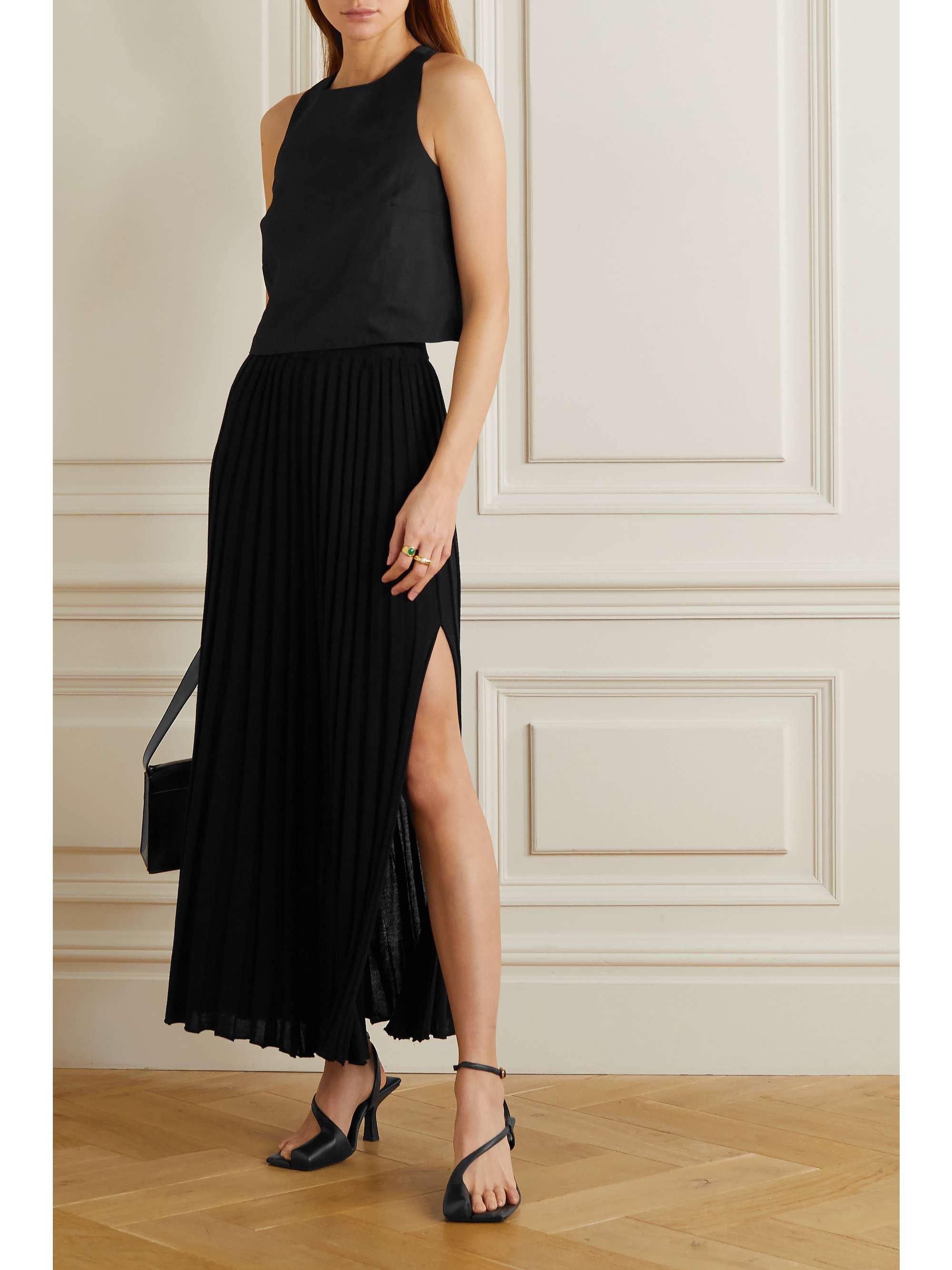 net-a-porter.com | Sanibel cropped woven top