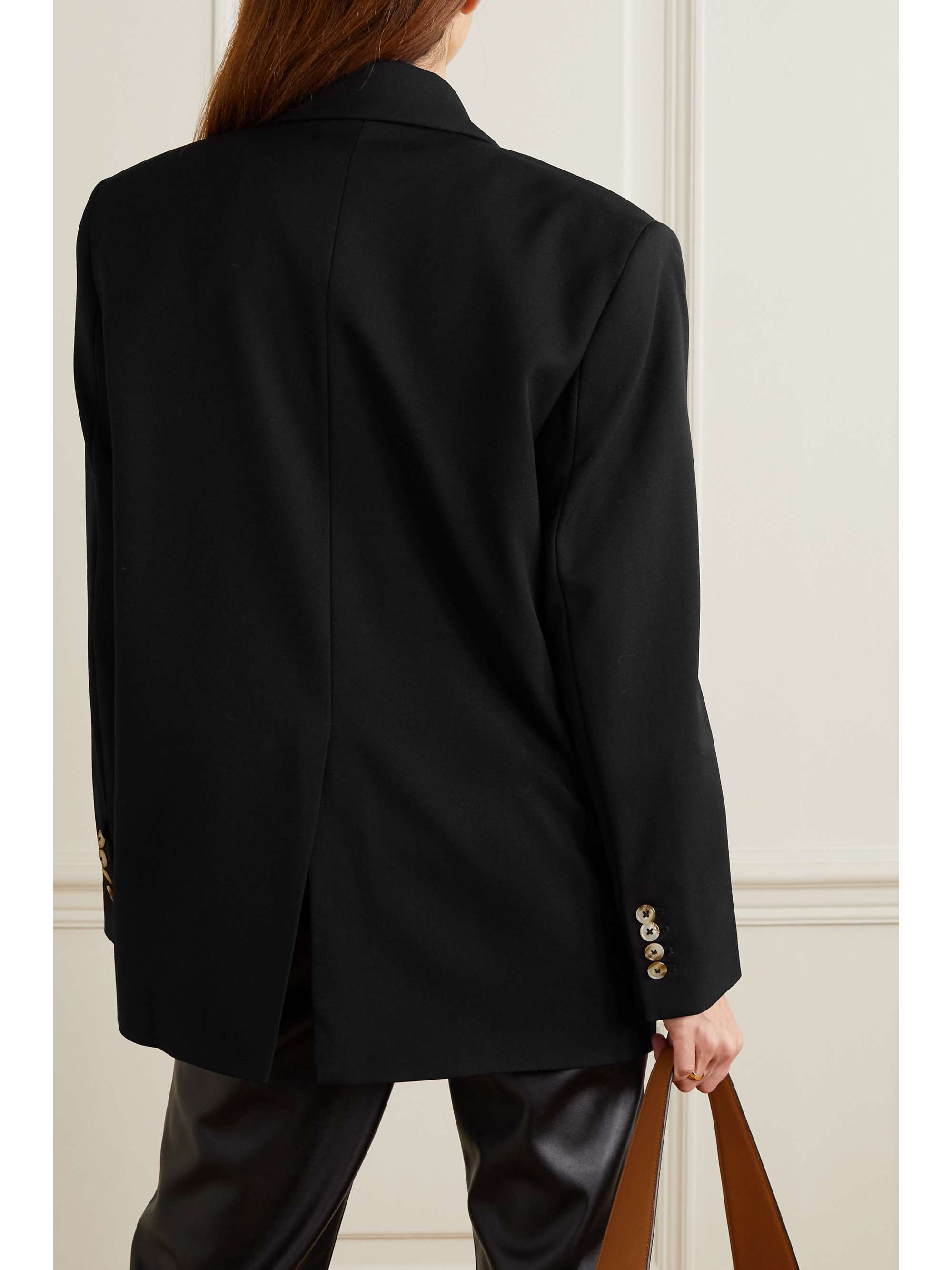 LOULOU DE SAISON Harat oversized double-breasted wool-blend blazer