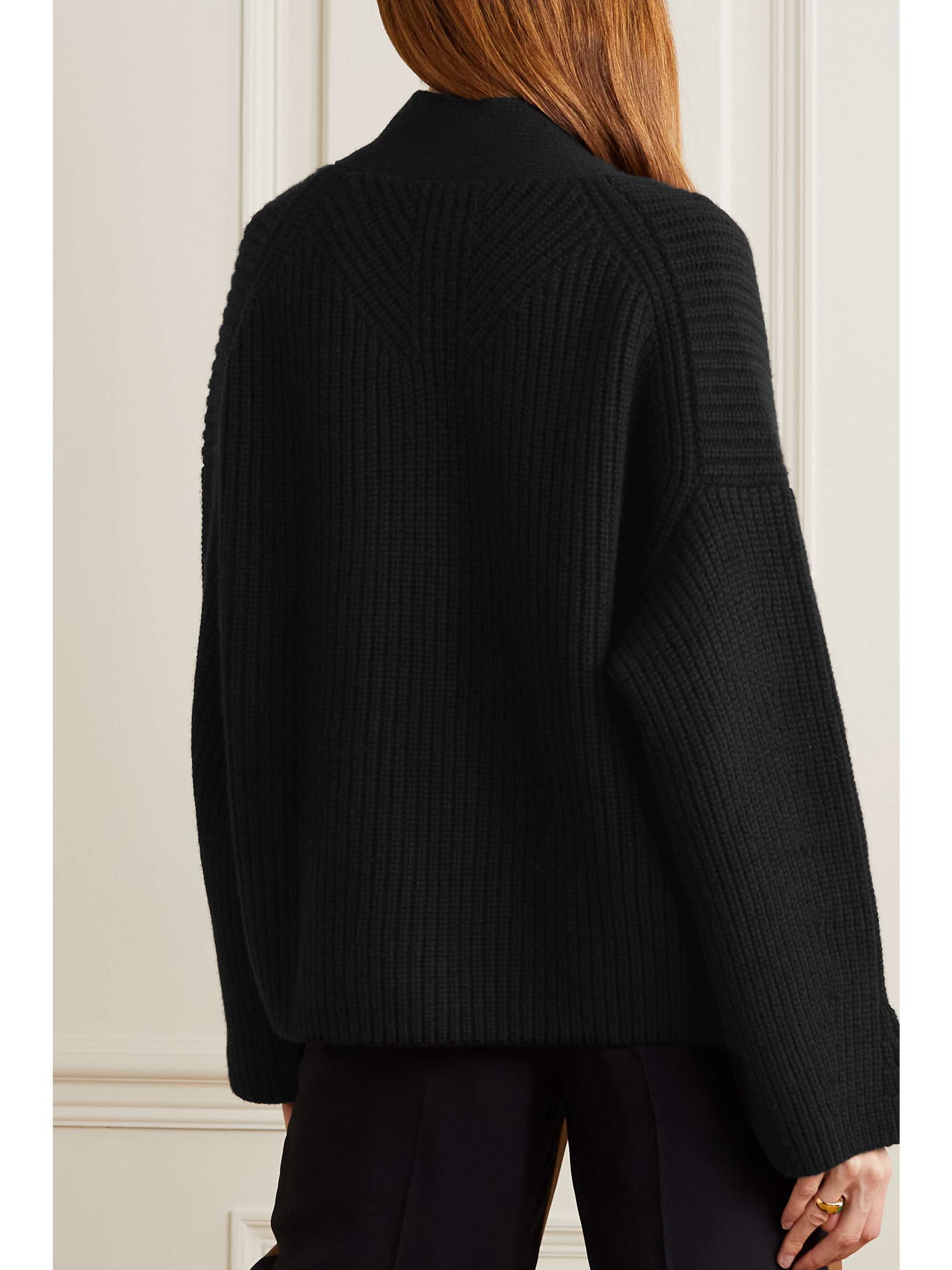 LOULOU STUDIO Talim ribbed cashmere cardigan | NET-A-PORTER US