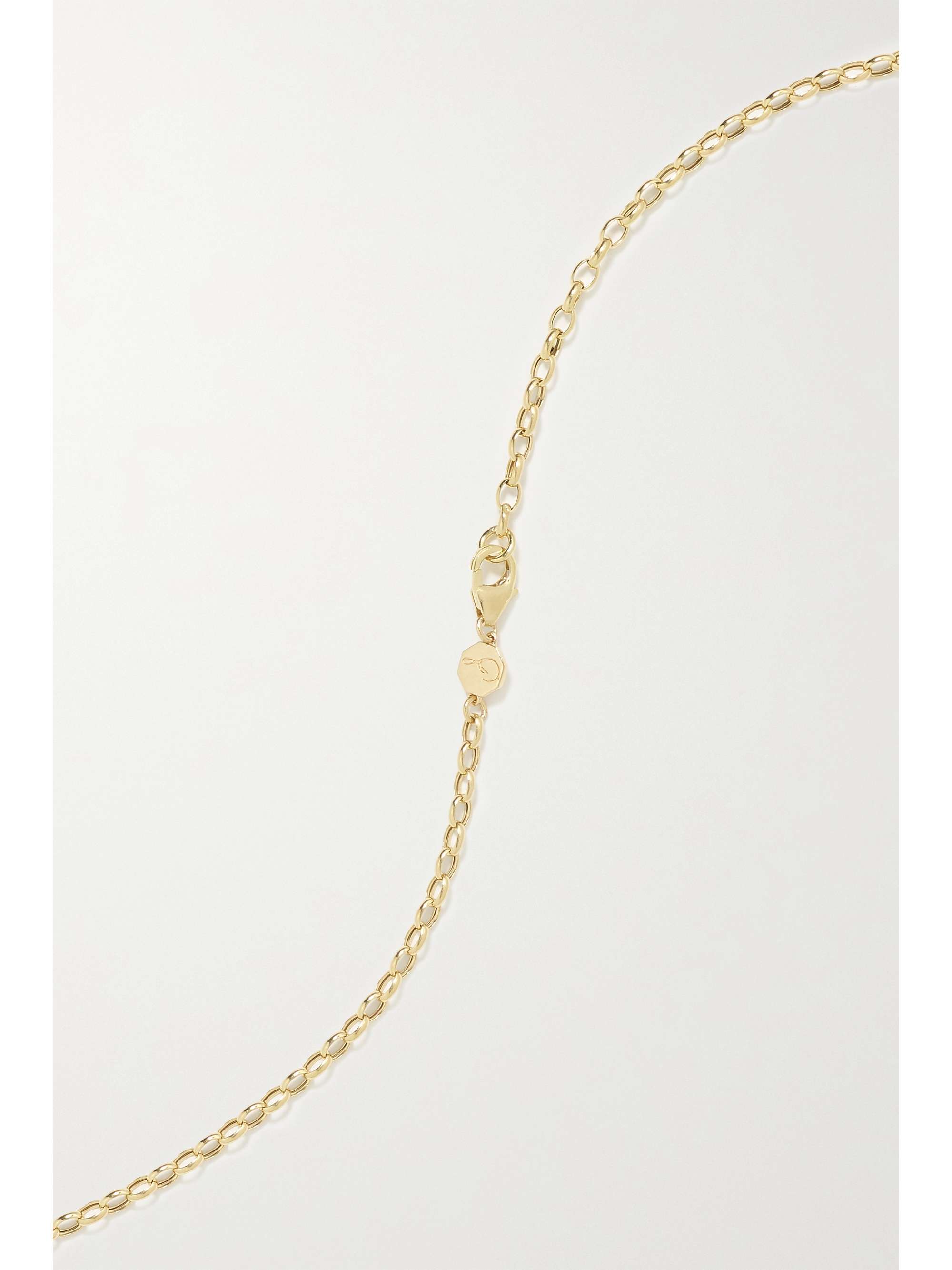 SORELLINA Heart Locket 18-karat gold multi-stone necklace