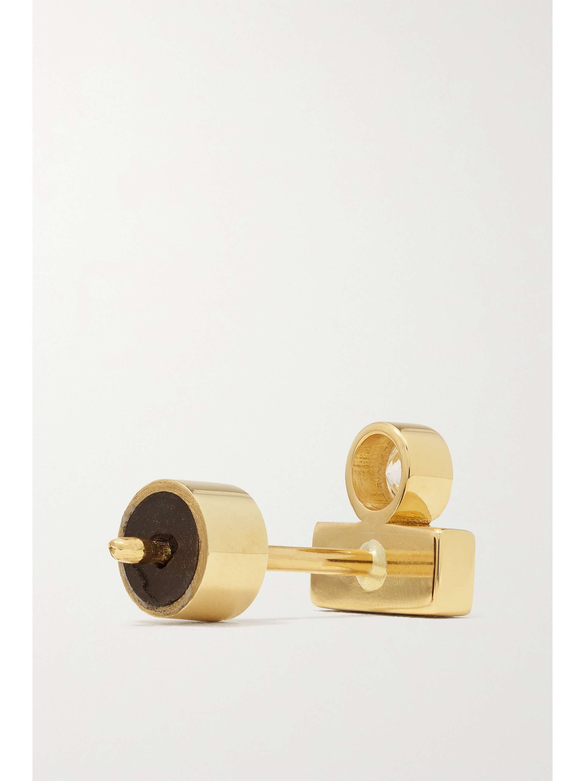 ILEANA MAKRI Overlap Falls 18-karat gold diamond earrings