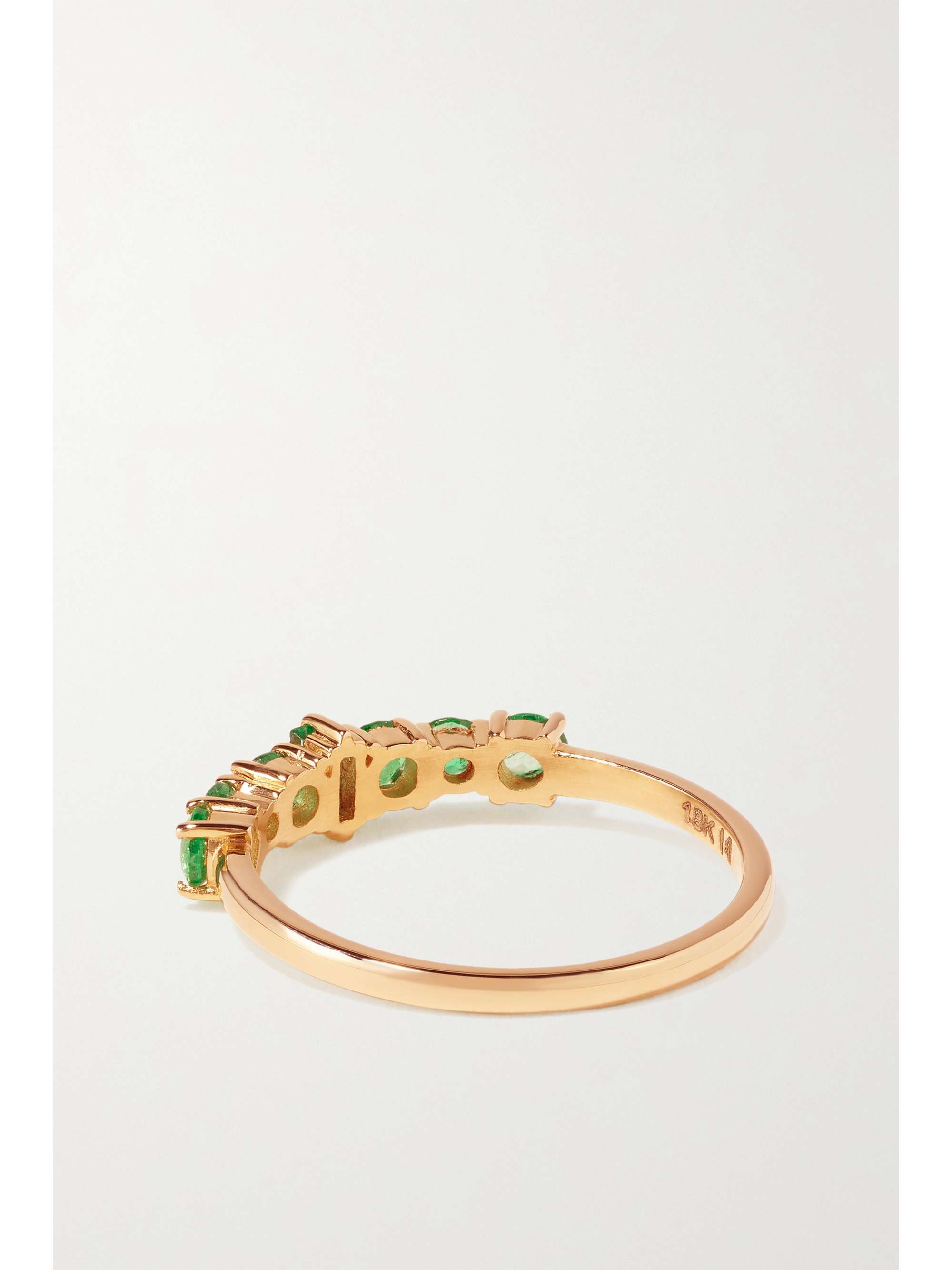ILEANA MAKRI Rivulet 18-karat emerald ring