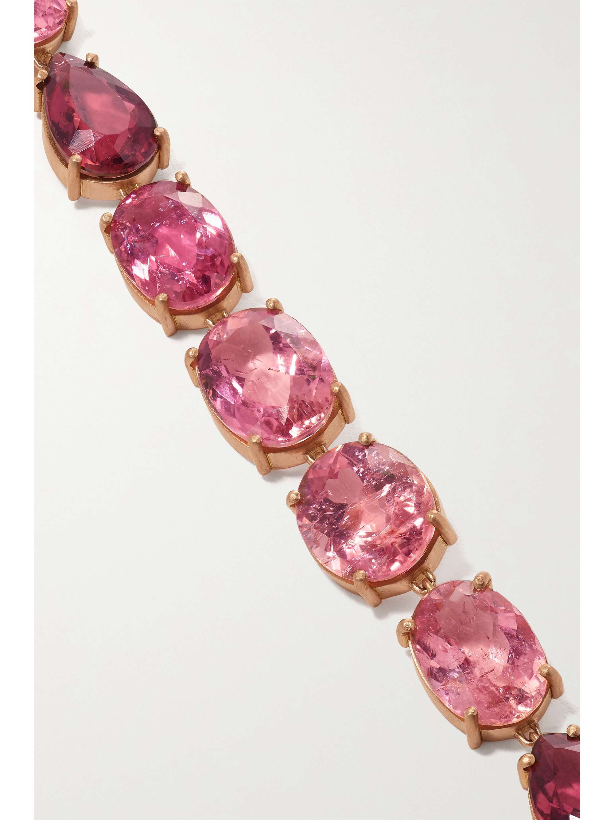 IRENE NEUWIRTH Gemmy Gem 18-karat rose gold tourmaline bracelet