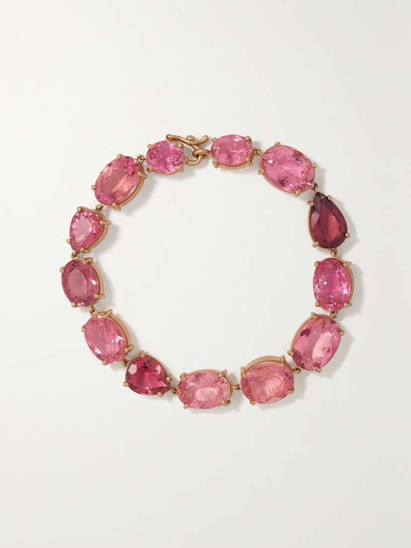 Irene Neuwirth Gemmy Gem 18-karat Rose Gold Tourmaline Bracelet