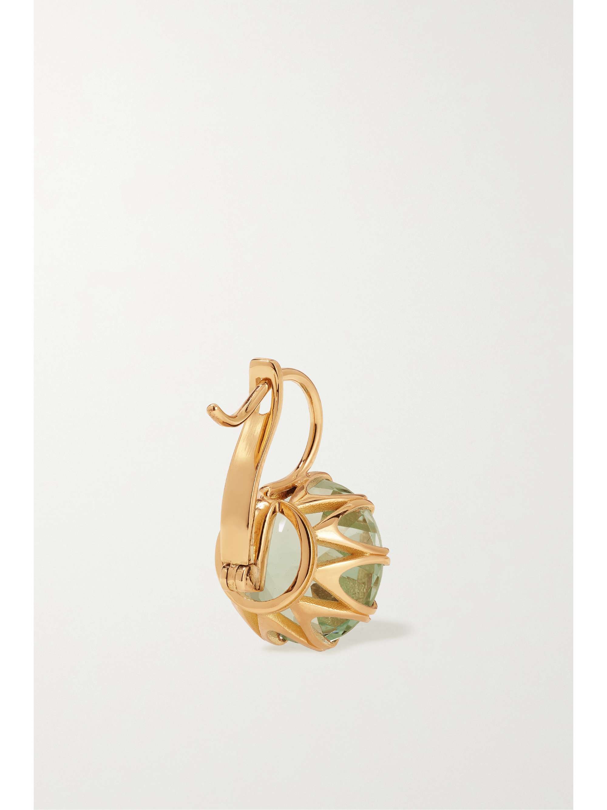 ILEANA MAKRI Crown 18-karat gold topaz earrings