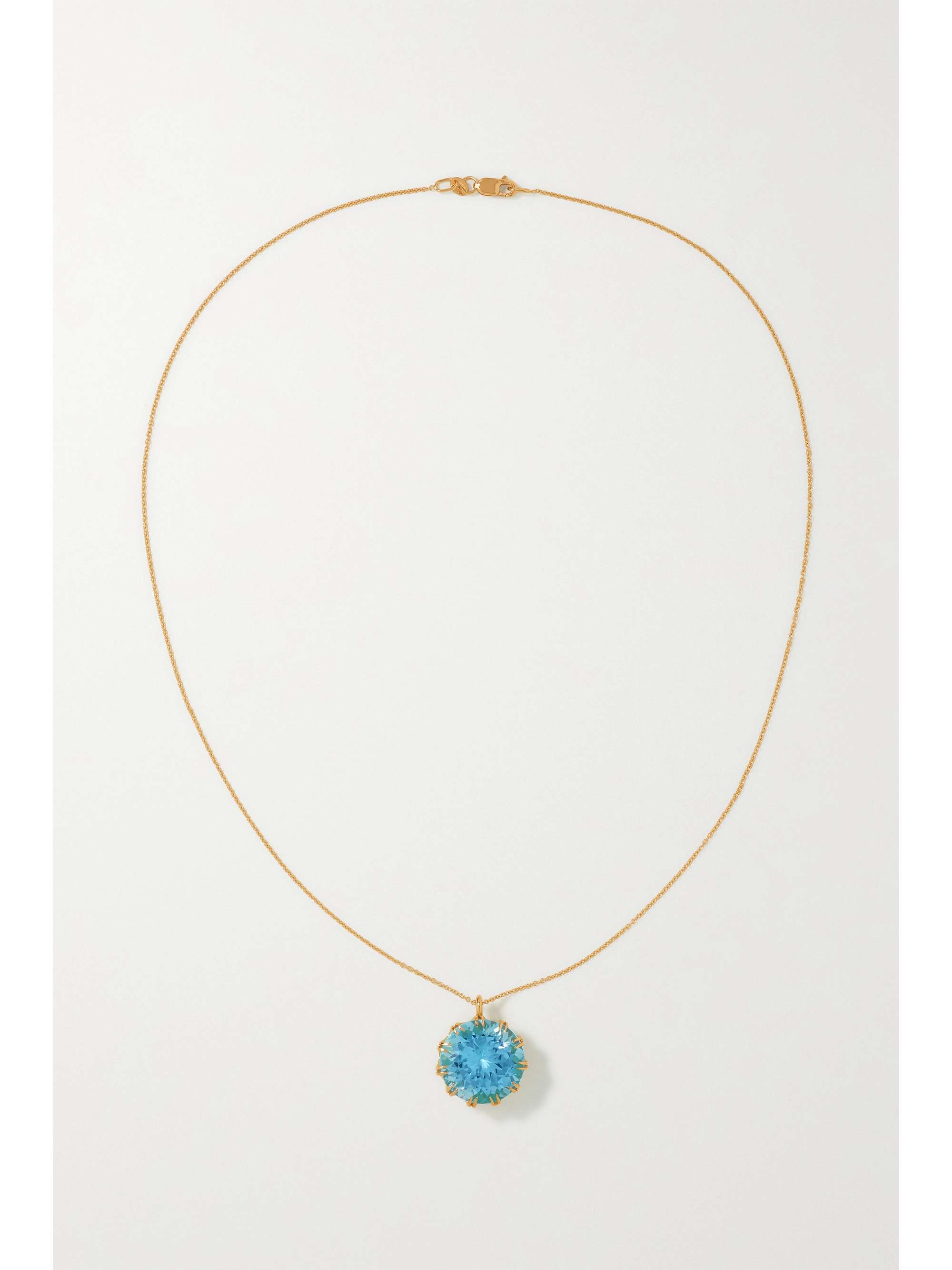 ILEANA MAKRI Crown 18-karat gold topaz necklace