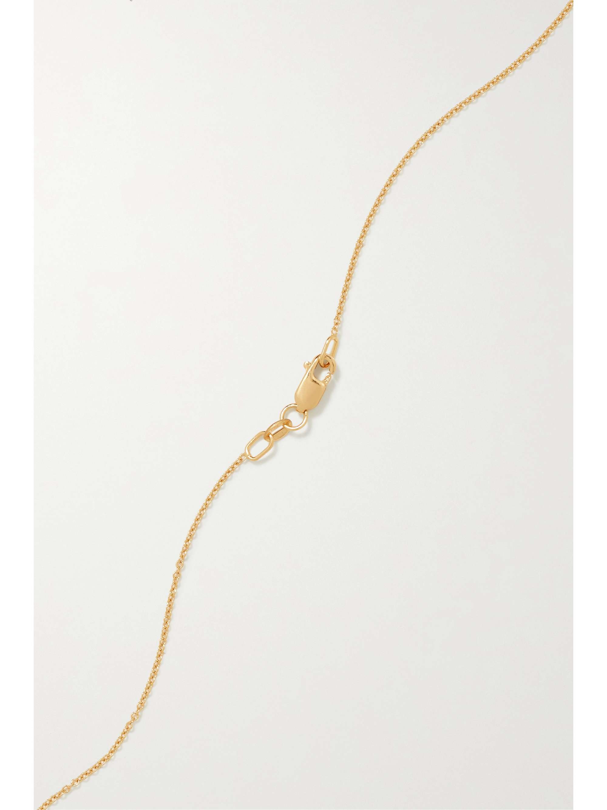 ILEANA MAKRI Crown 18-karat gold topaz necklace