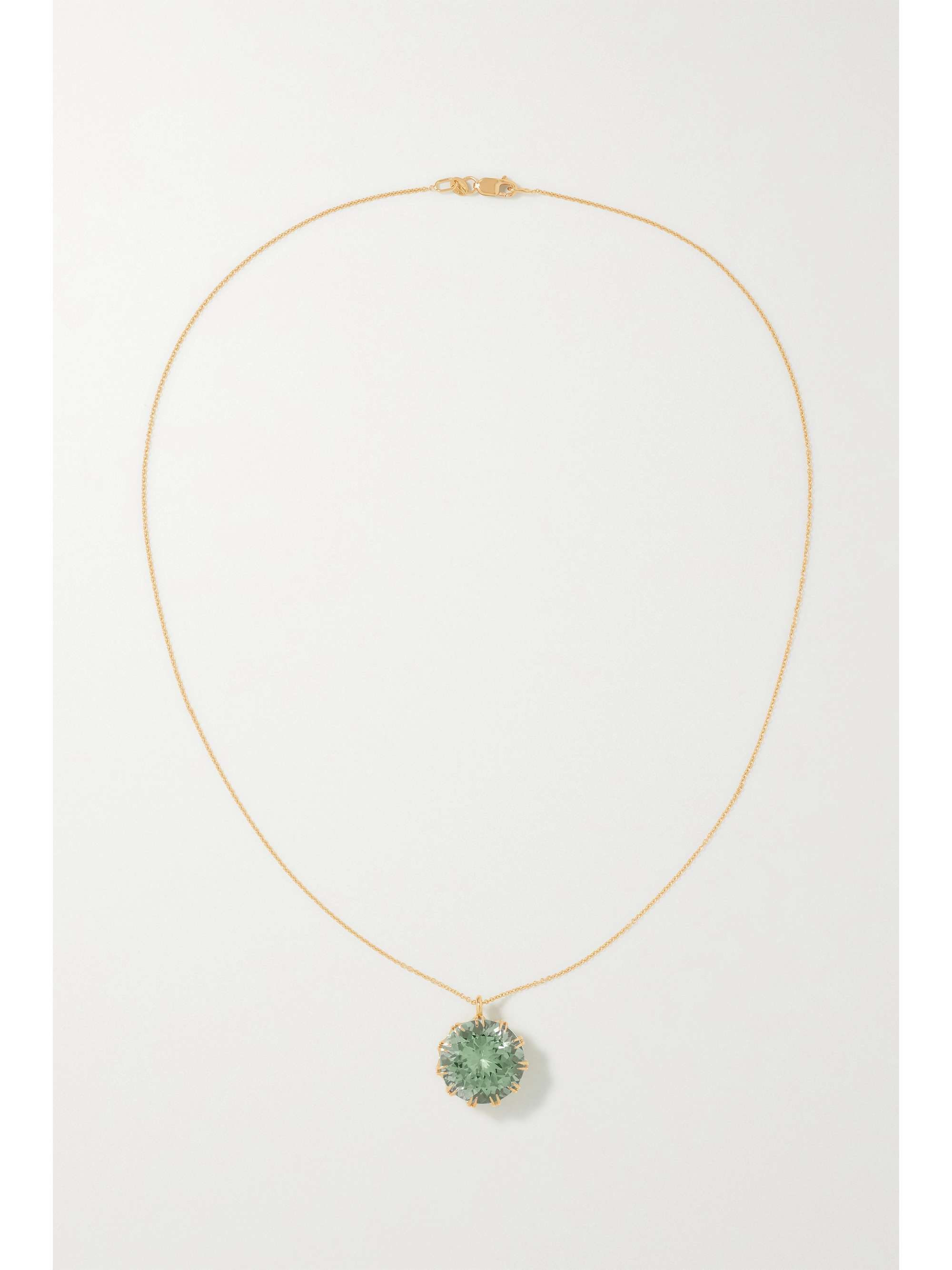 ILEANA MAKRI Crown 18-karat gold topaz necklace