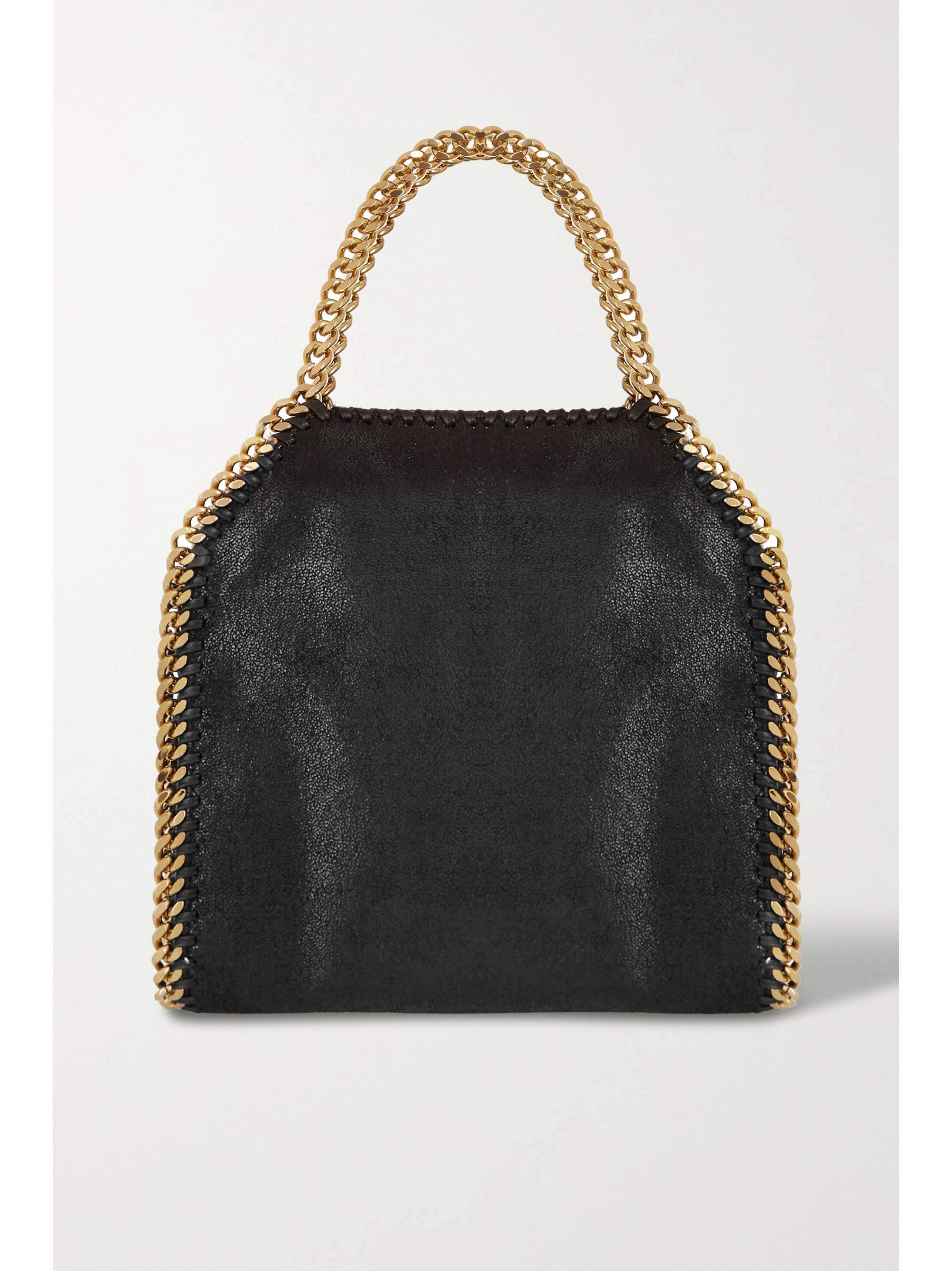 STELLA MCCARTNEY The Falabella mini vegetarian brushed-leather shoulder bag