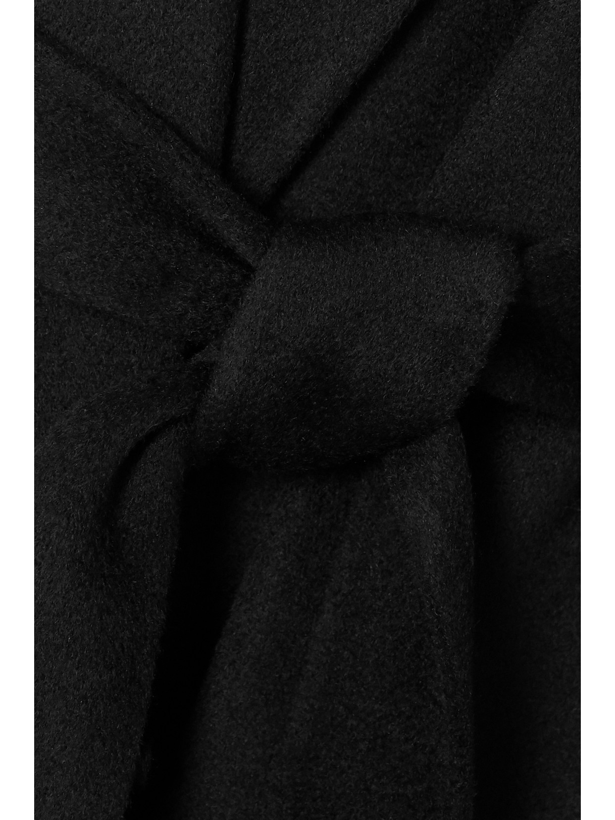 Shop Joseph Cenda Belted Wool And Cashmere-blend Coat In Black