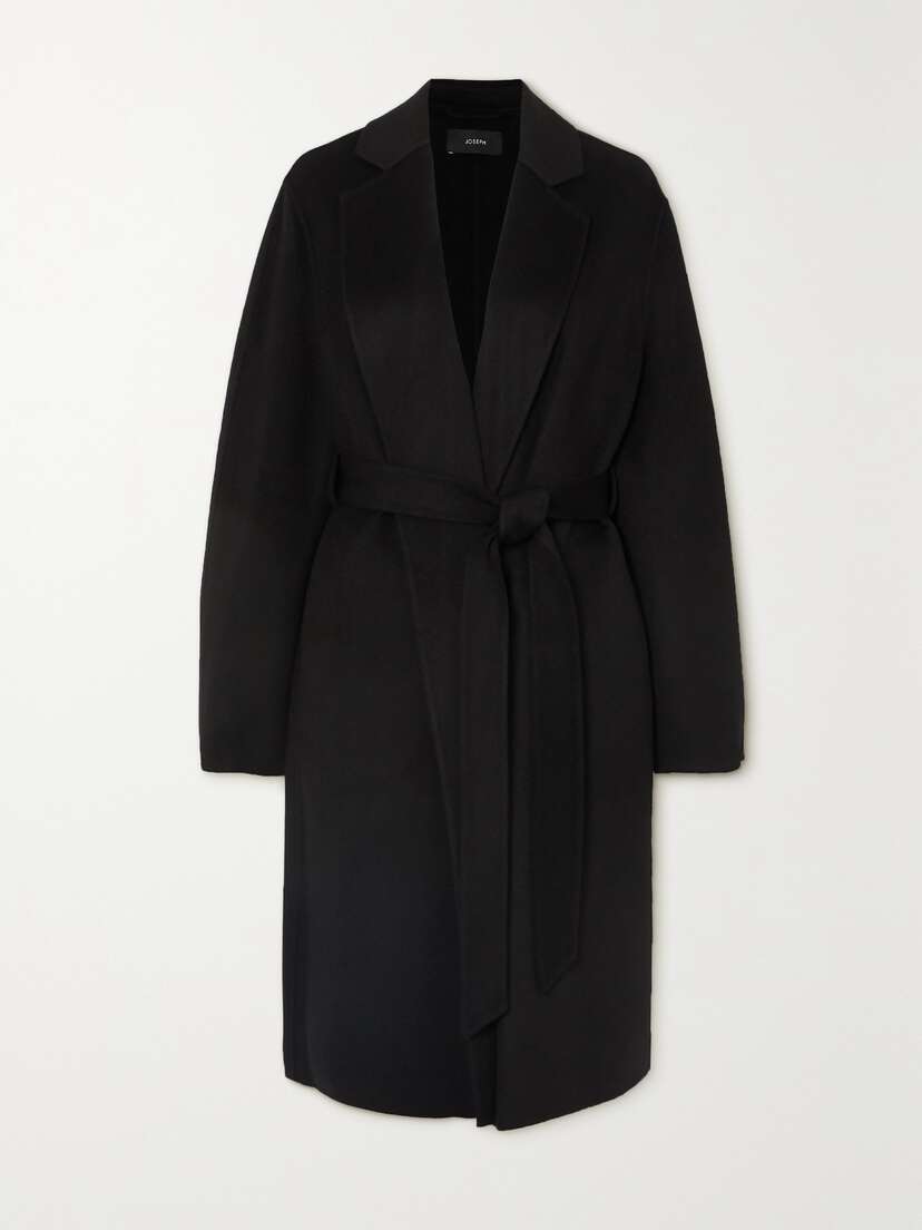 Joseph Cenda Belted Wool And Cashmere-blend Coat