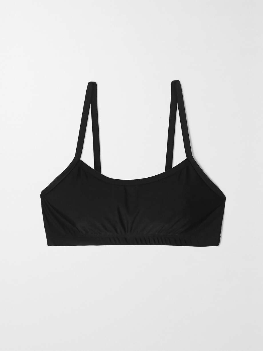 COVER SWIM + NET SUSTAIN UPF 50+ stretch recycled bikini top NETAPORTER