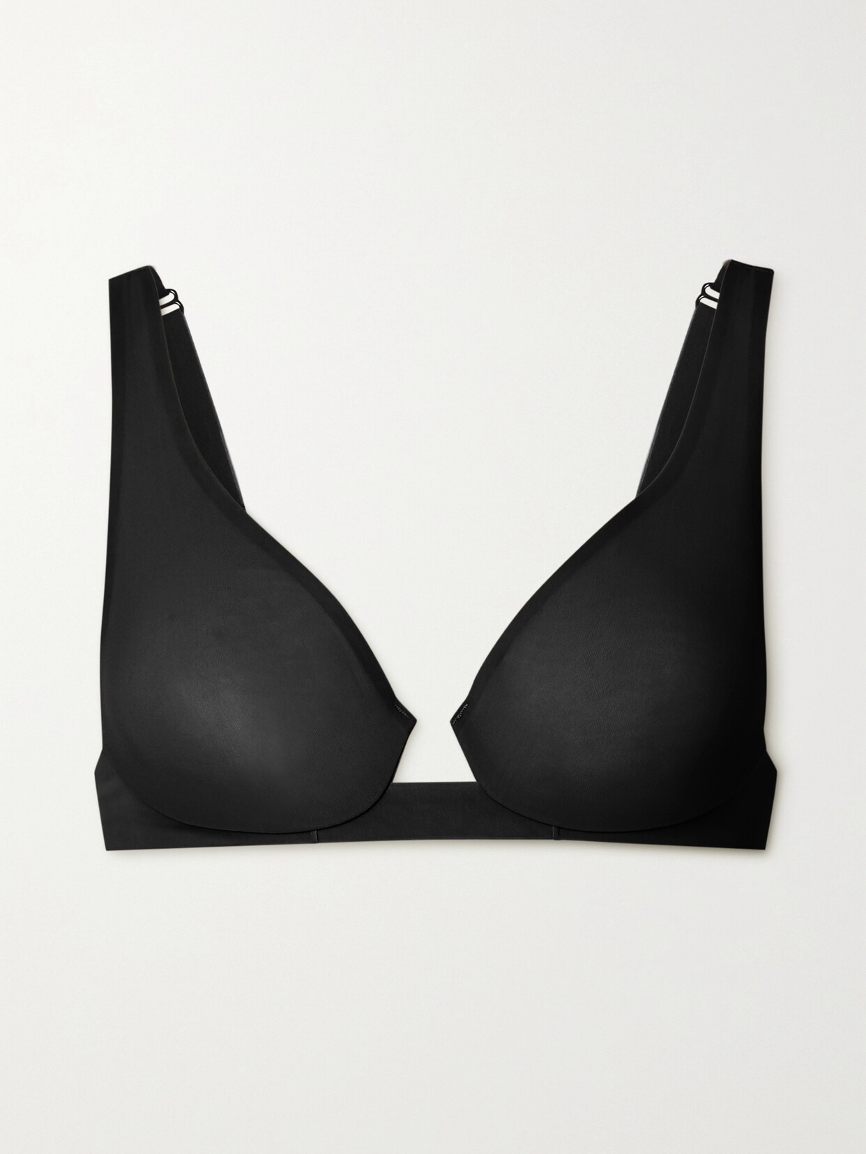 Skims Naked Plunge Bra In Black