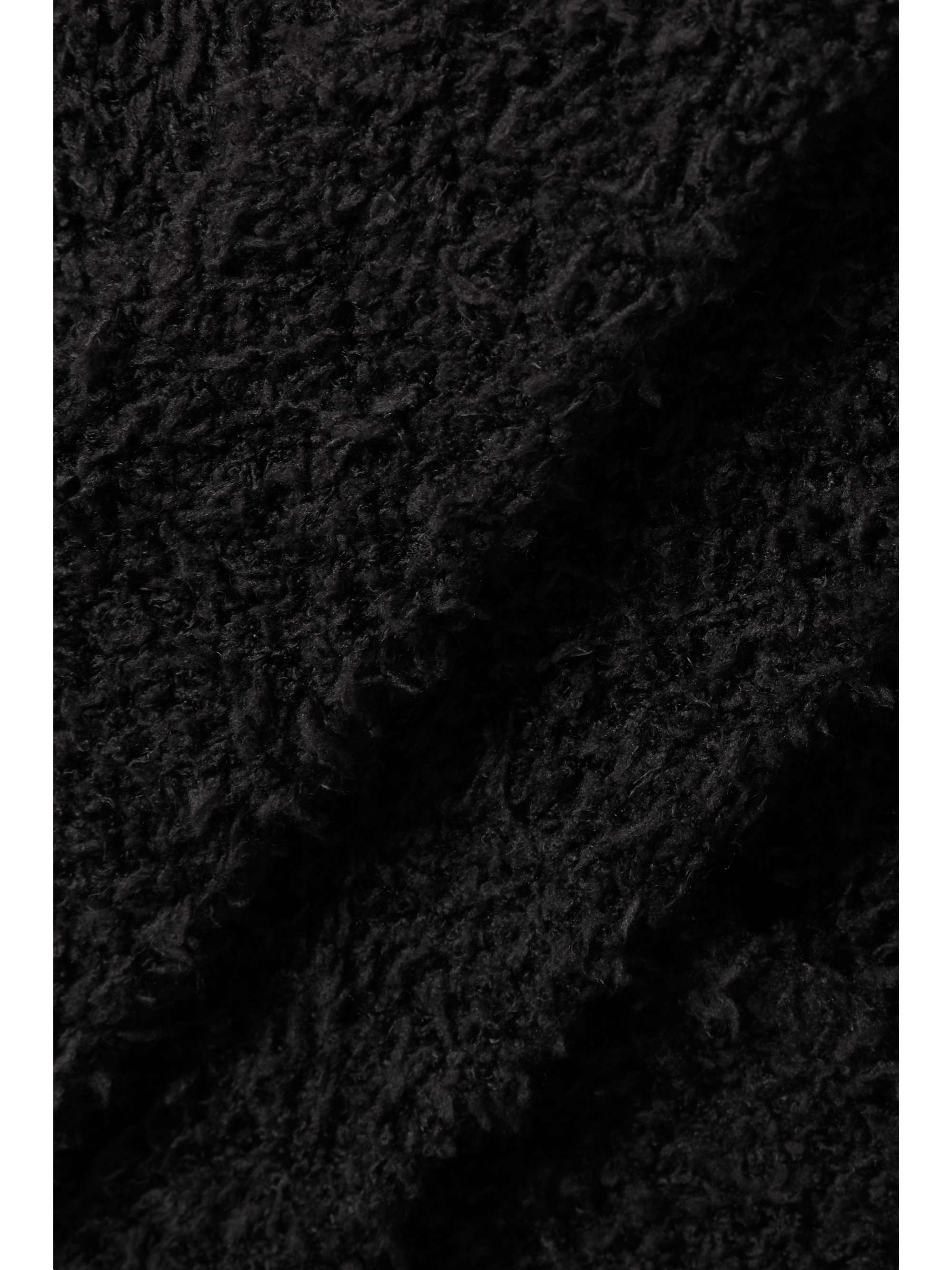 SKIMS Cozy Knit bouclé robe - Onyx