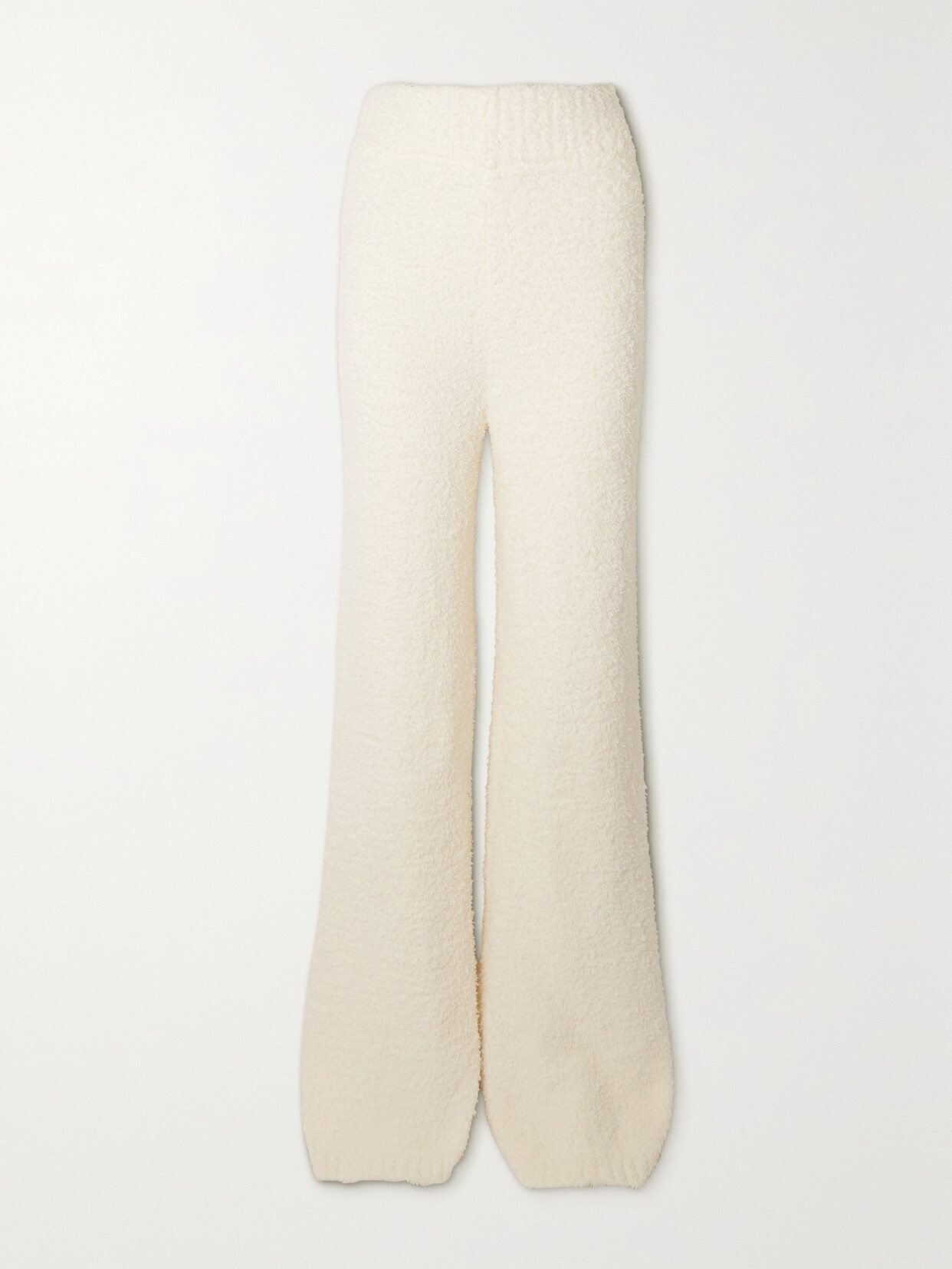 Skims Cozy Knit Bouclé Pants - Bone