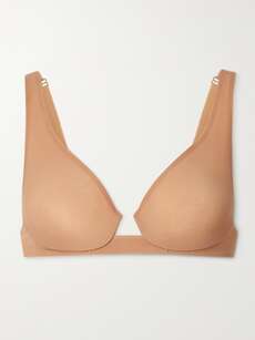 SKIMS Naked plunge bra - Honey | NET-A-PORTER