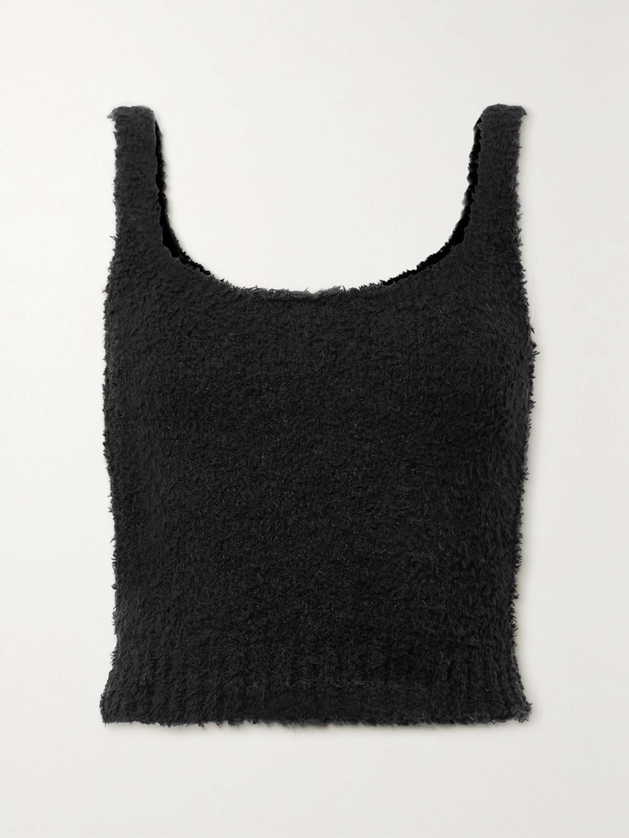 SKIMS Cozy Knit bouclé tank - Onyx