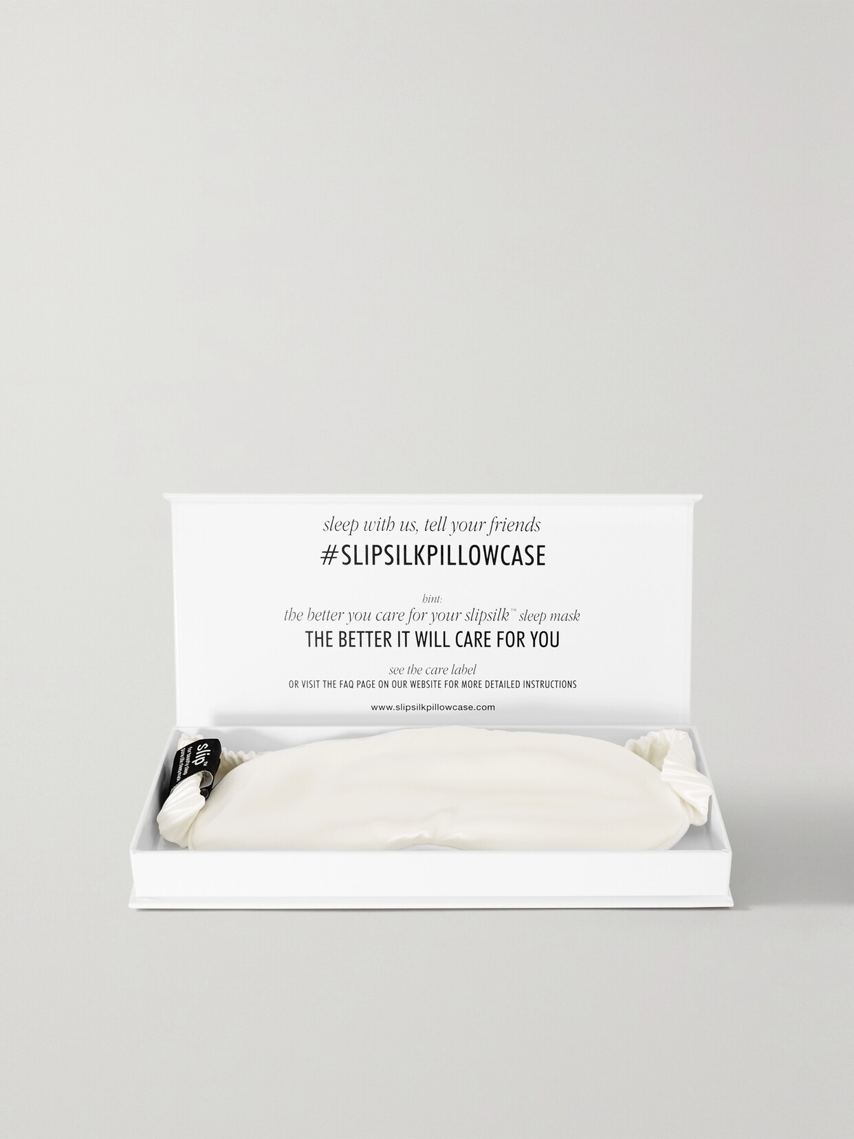 Slip - Silk Eye Mask - White