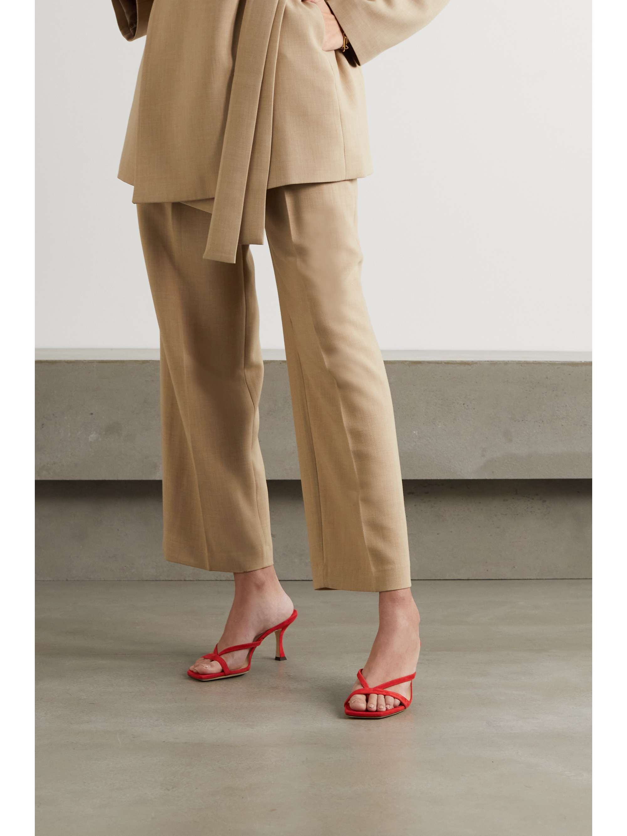 JIMMY CHOO Maelie 70 suede sandals | NET-A-PORTER