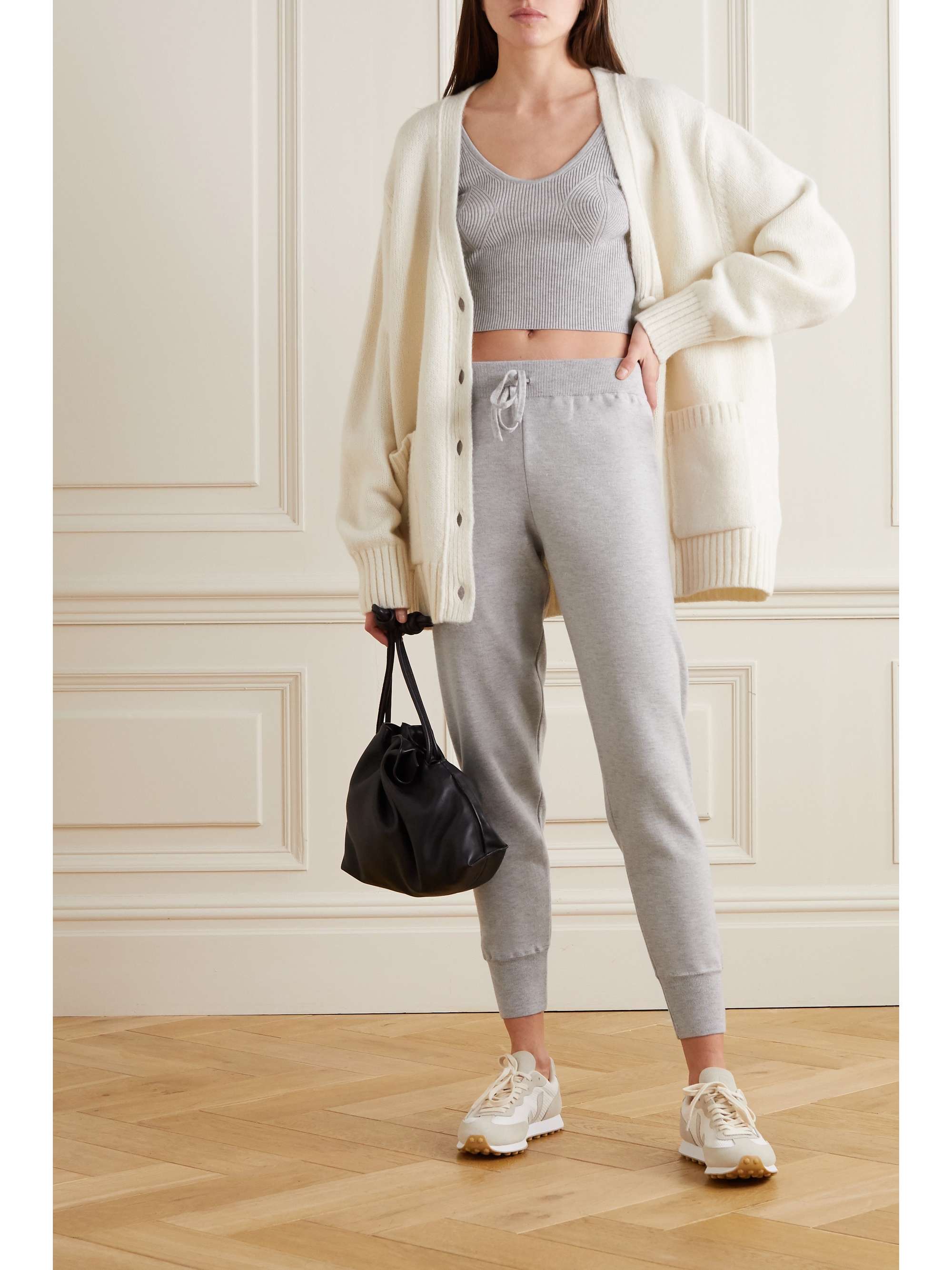 Merino wool track pants