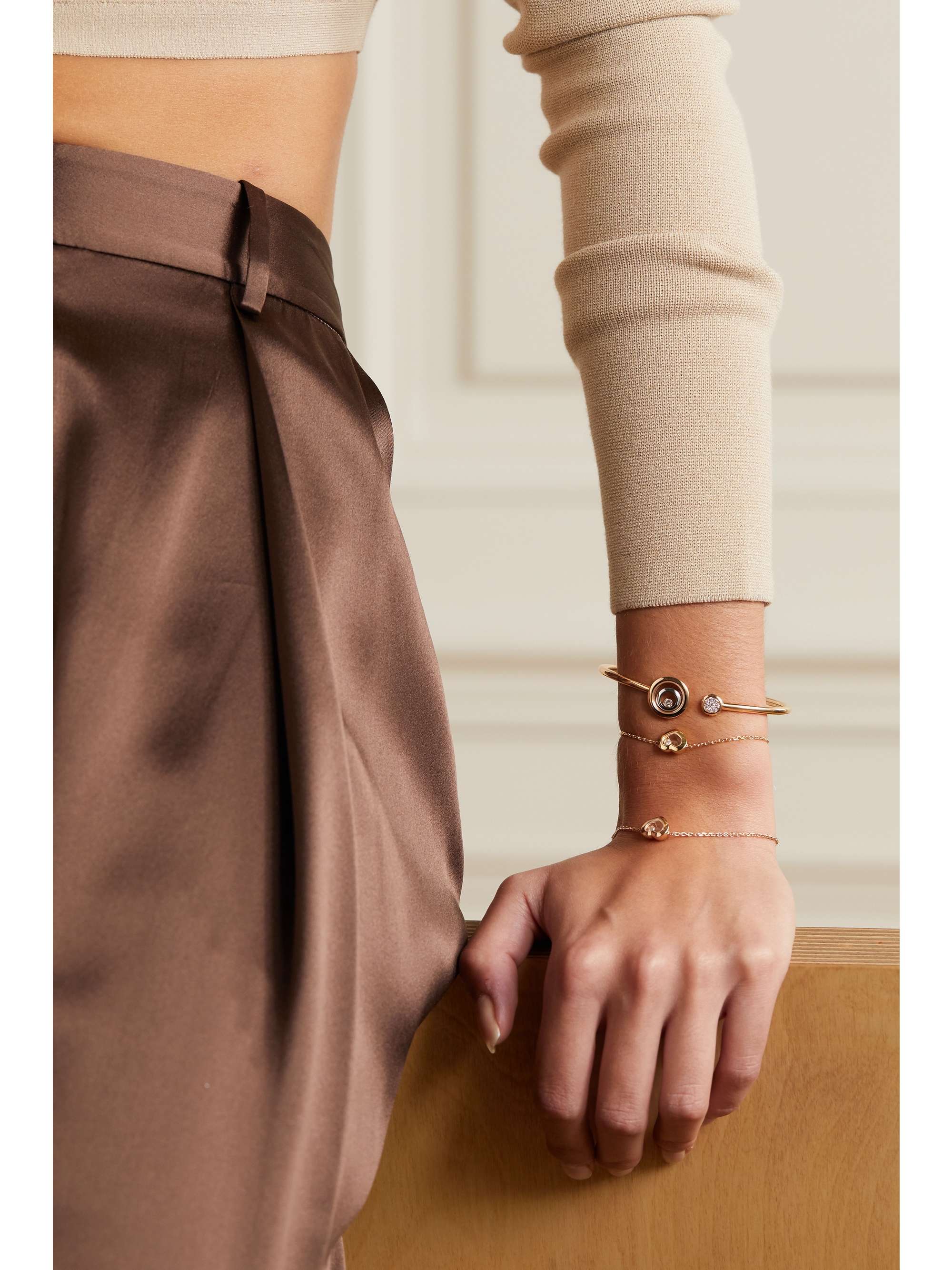 CHOPARD Happy Diamonds Armband aus 18 Karat Gold mit Diamant