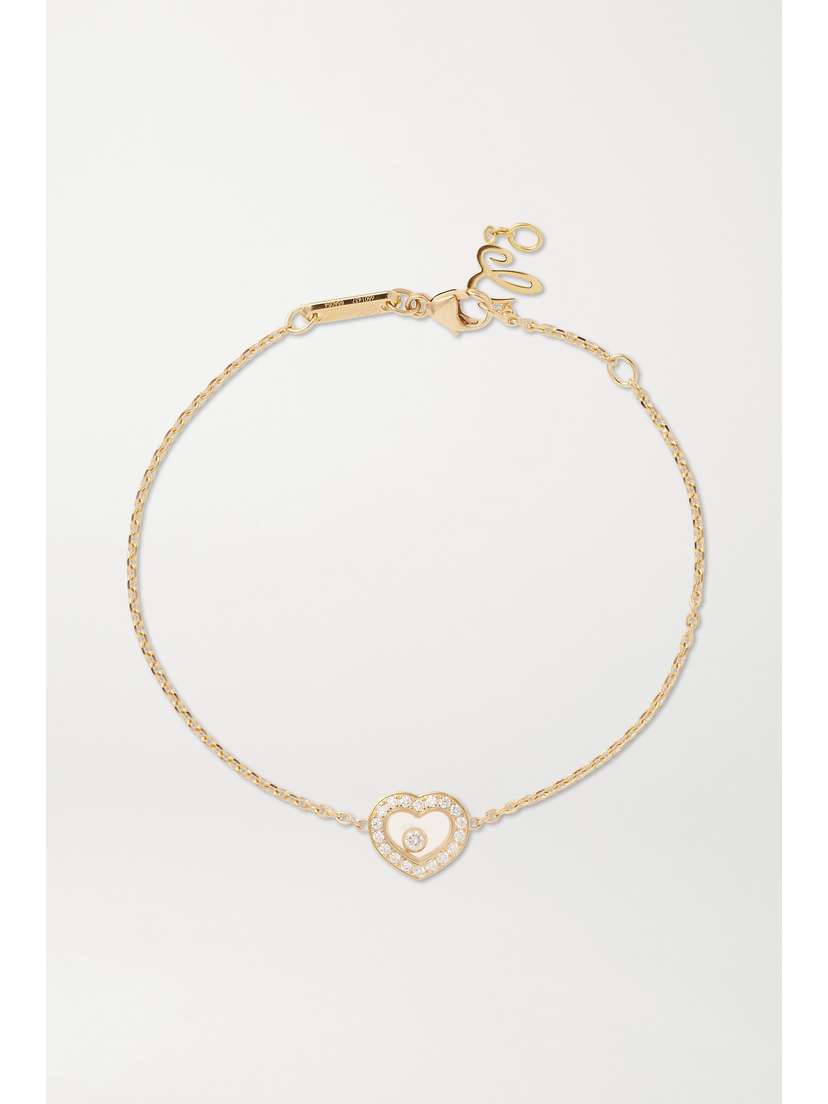 Chopard Happy Diamonds 18-karat Gold Diamond Bracelet