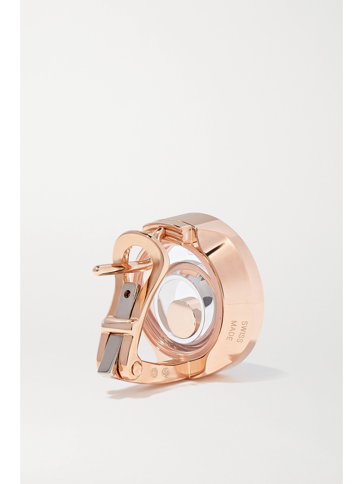 Chopard Happy Spirit 18-karat Rose And White Gold Diamond Earrings In Rose Gold