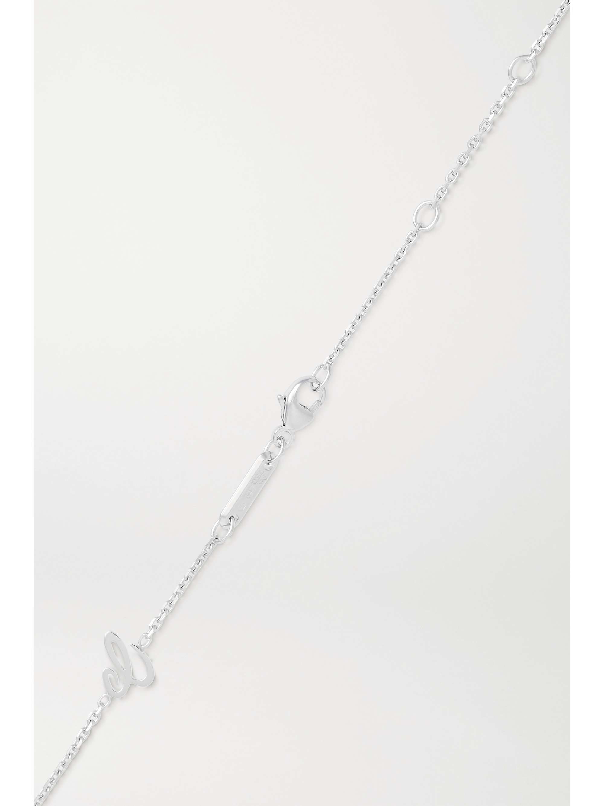 CHOPARD Happy Spirit 18-karat rose and white gold diamond necklace