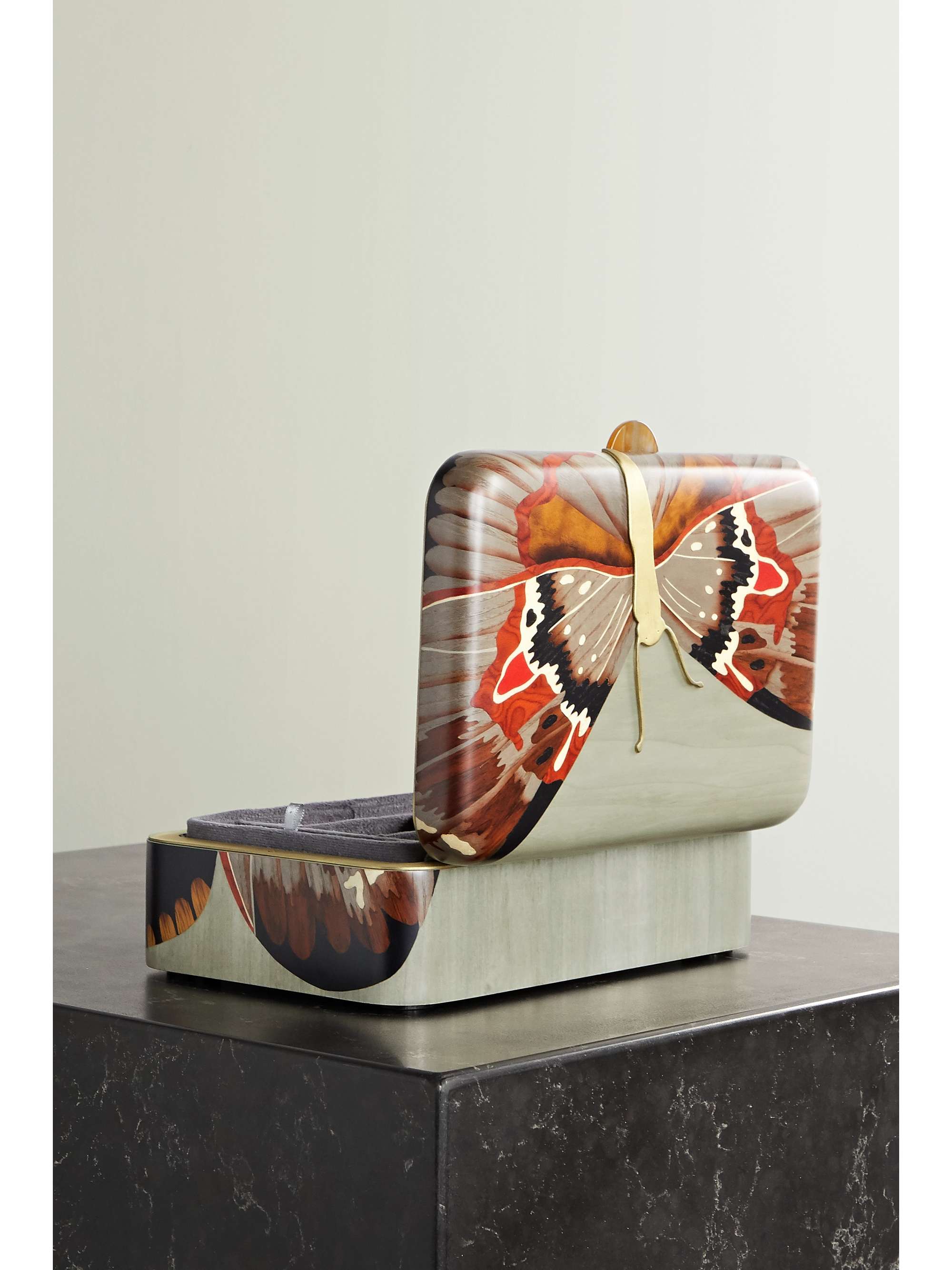 SILVIA FURMANOVICH Marquetry wood jewelry box