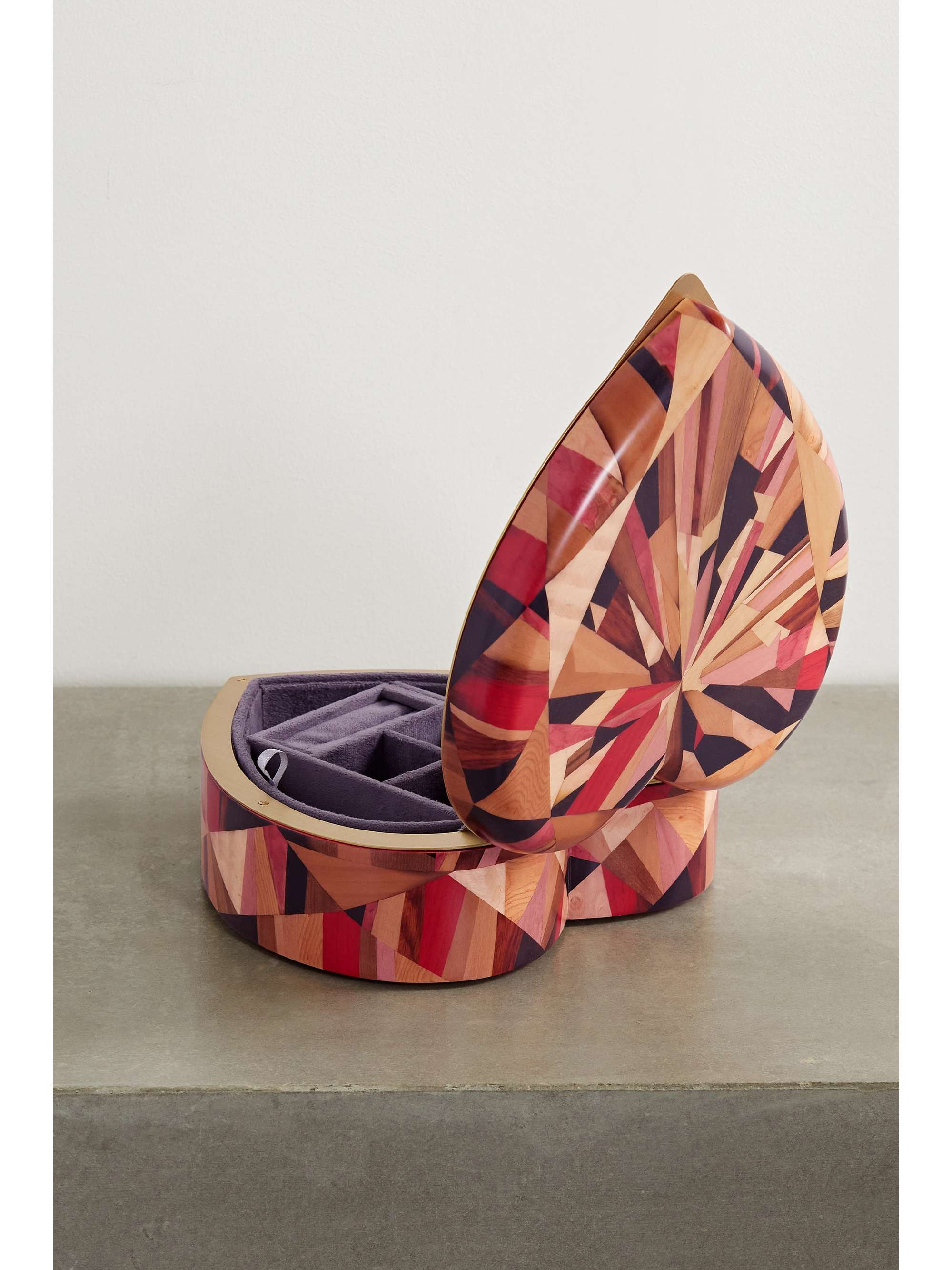 SILVIA FURMANOVICH Marquetry wood jewelry box