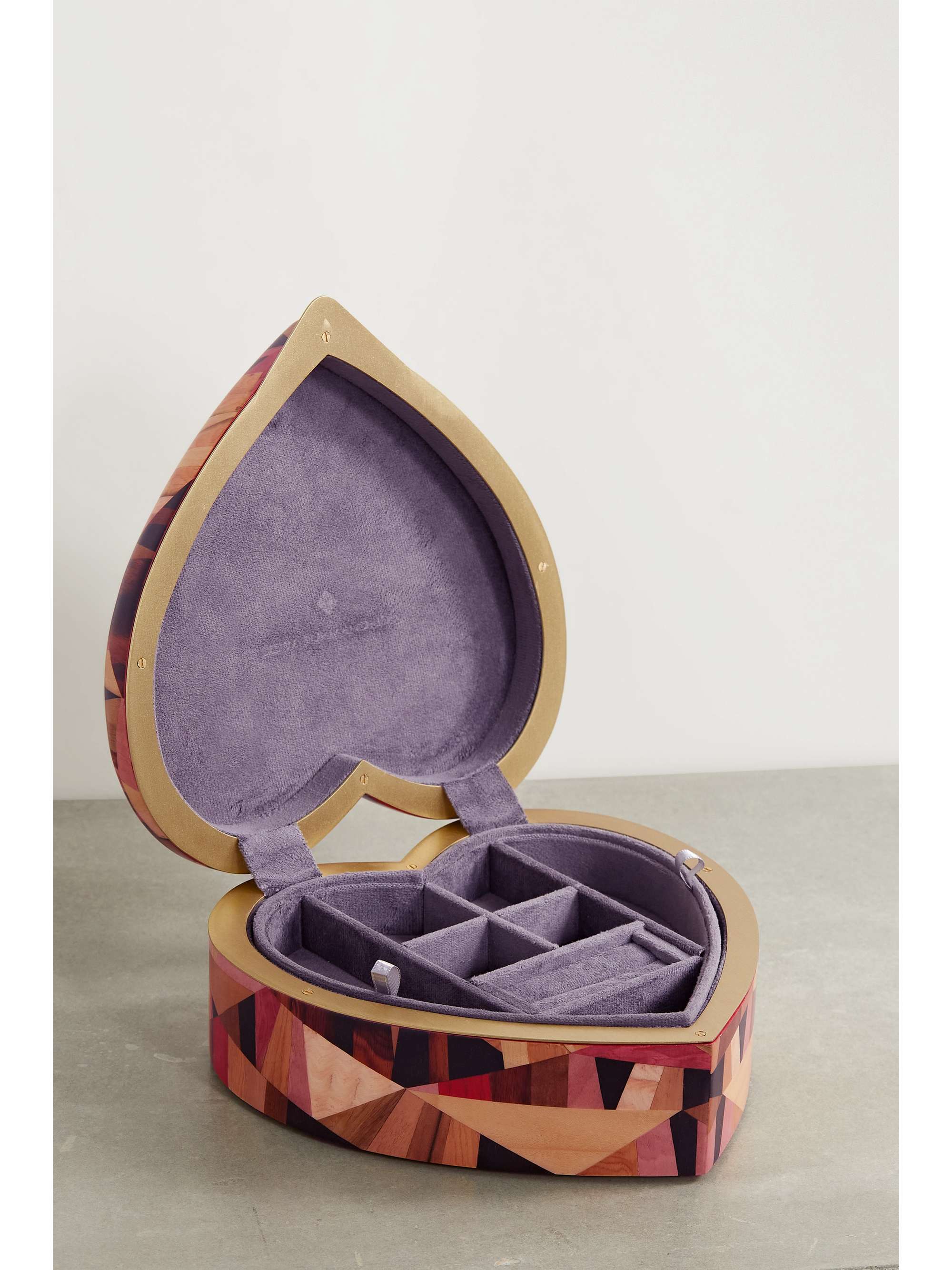 SILVIA FURMANOVICH Marquetry wood jewelry box