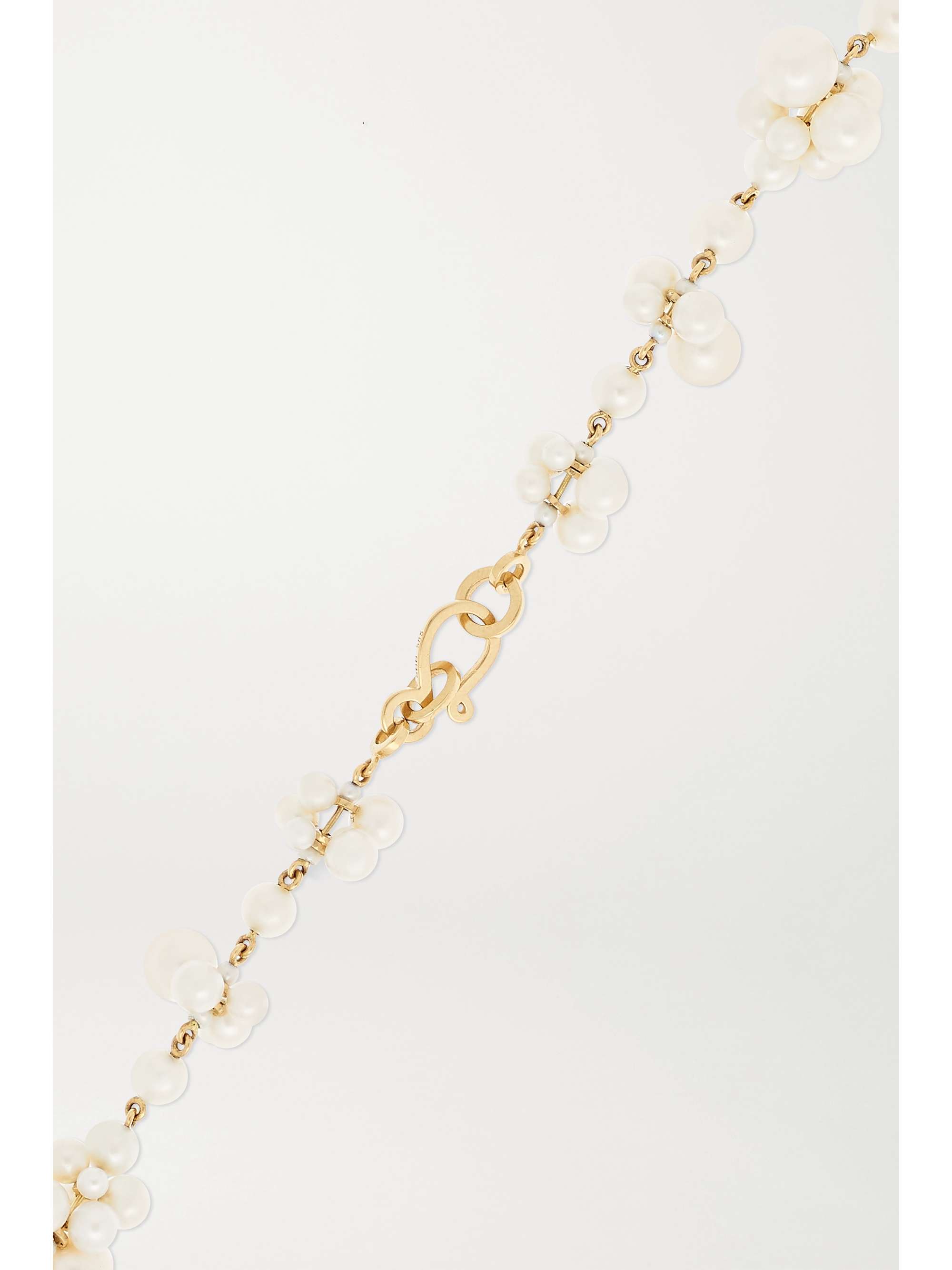 SOPHIE BILLE BRAHE Celli Kette aus 14 Karat Gold mit Perlen