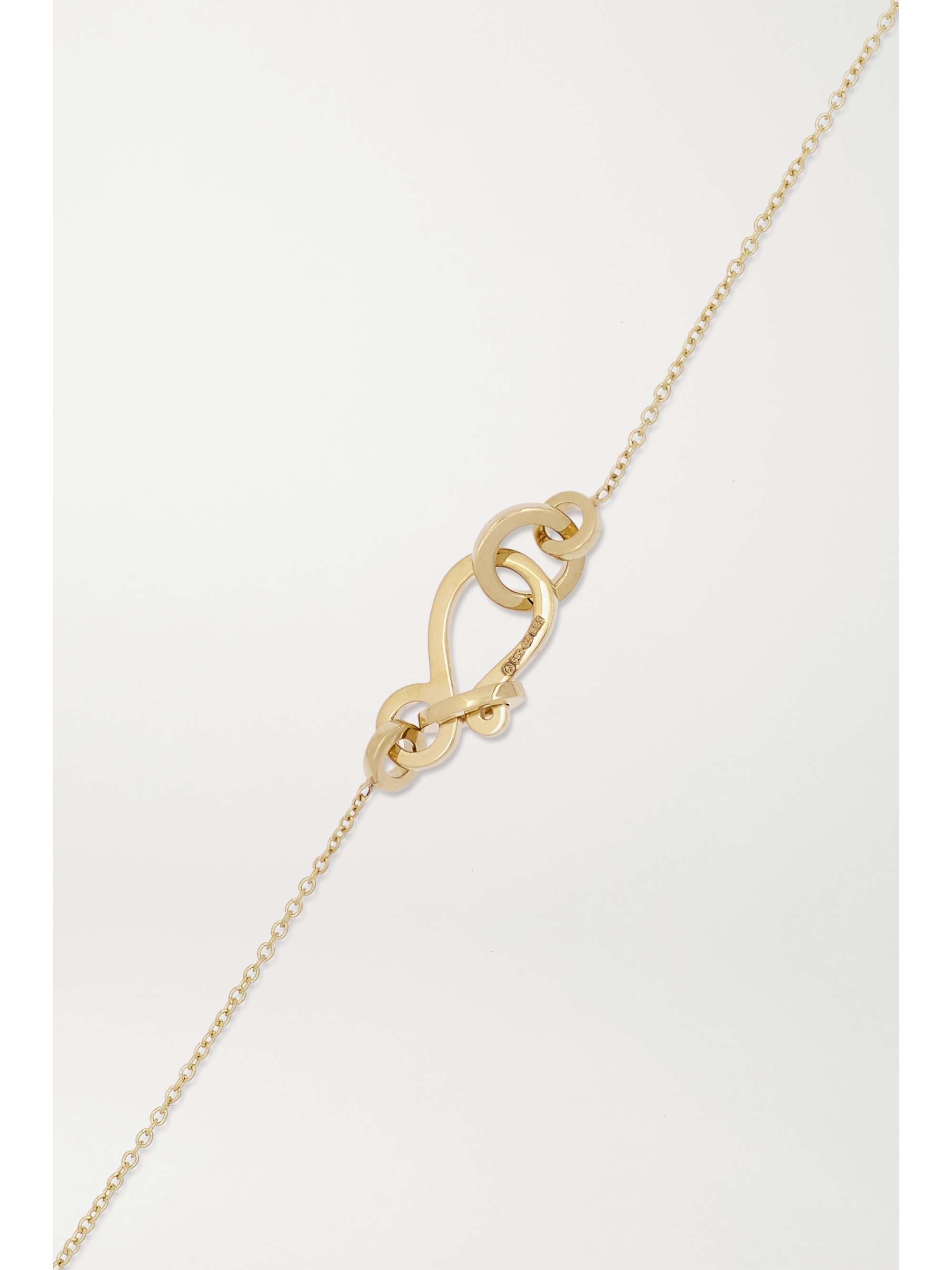 SOPHIE BILLE BRAHE Petite Babylon Elipse 14-karat gold pearl necklace