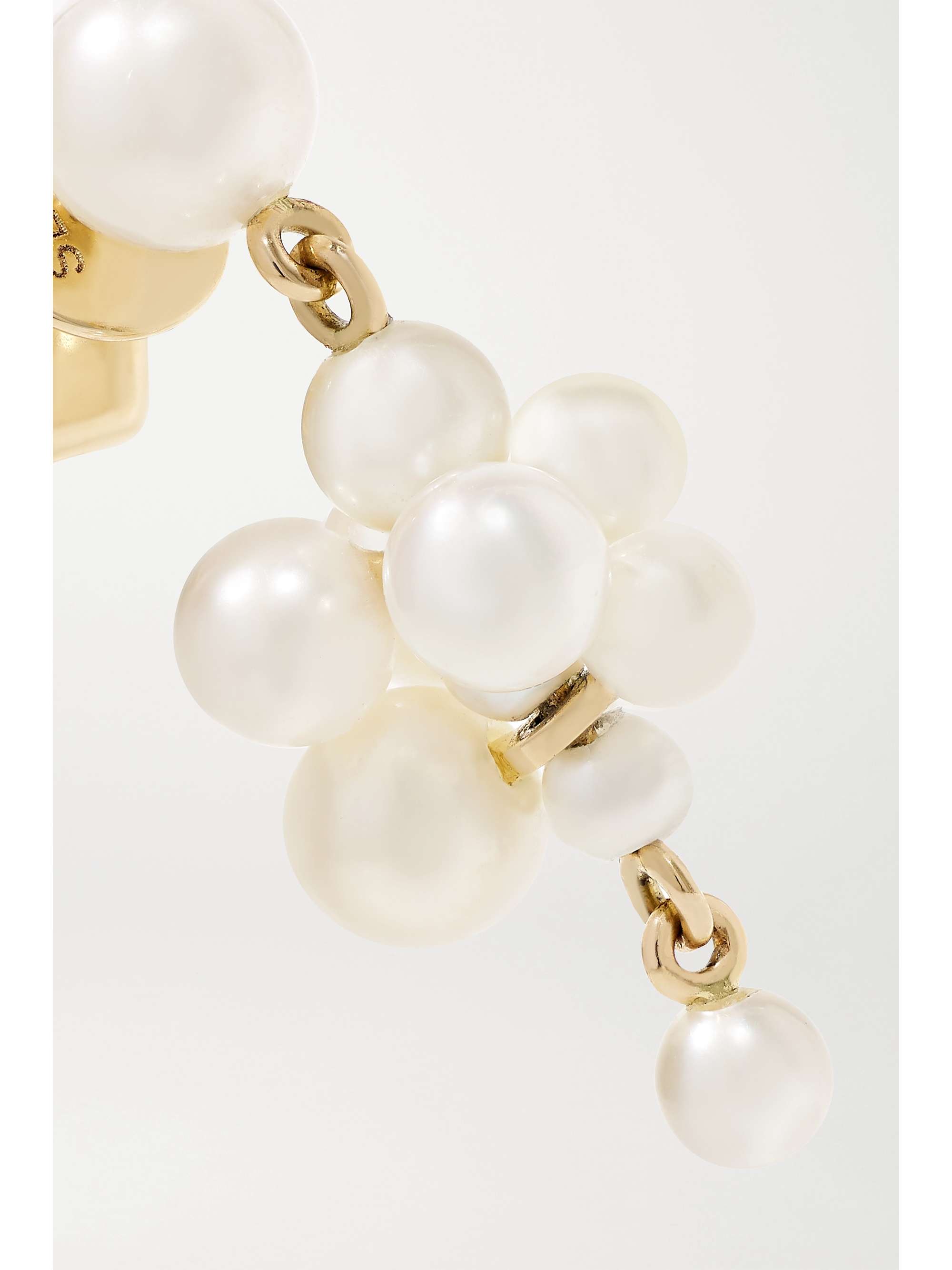 SOPHIE BILLE BRAHE Petite Celli 14-karat gold pearl earring