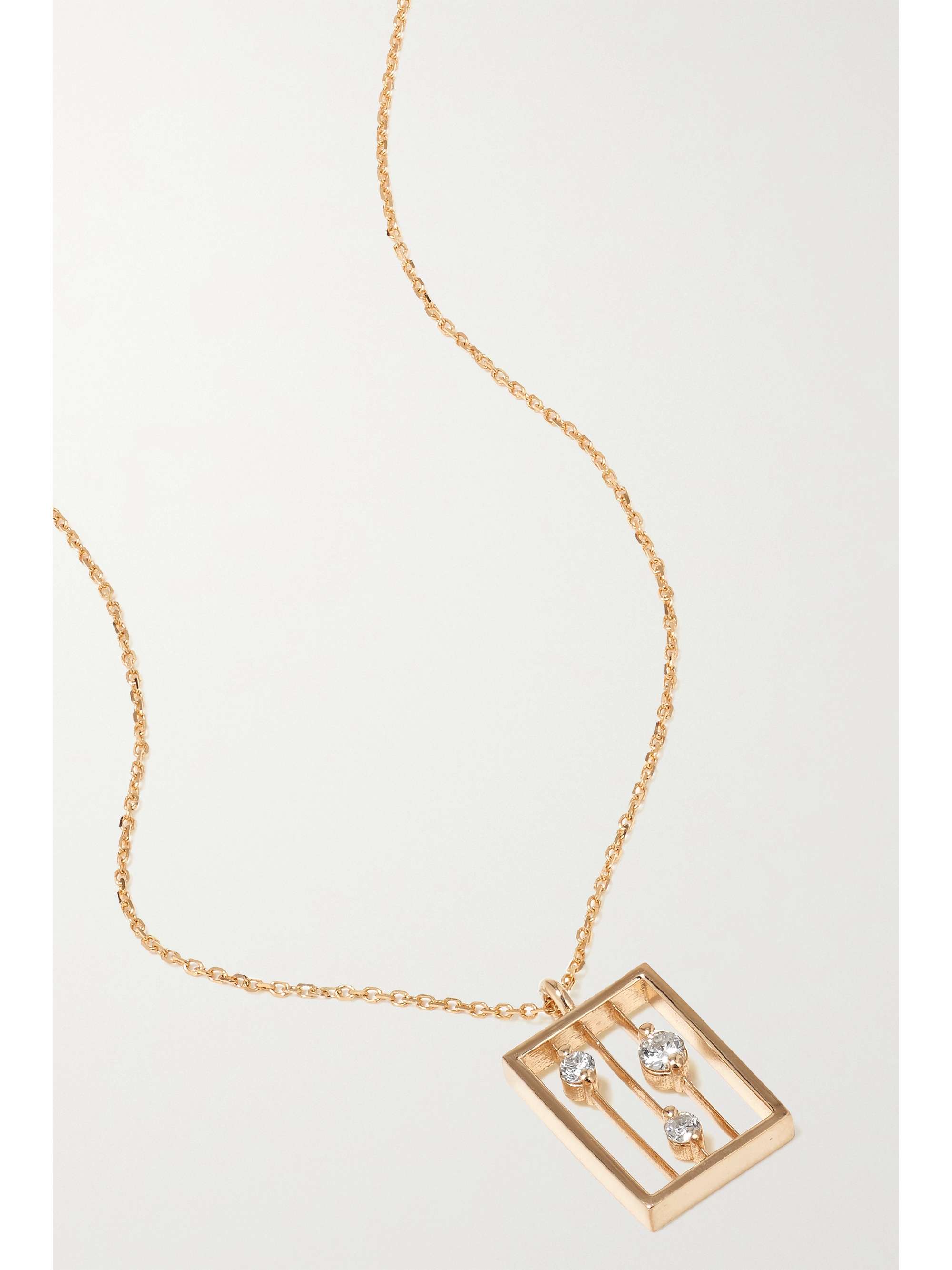 WWAKE Drift gold diamond necklace