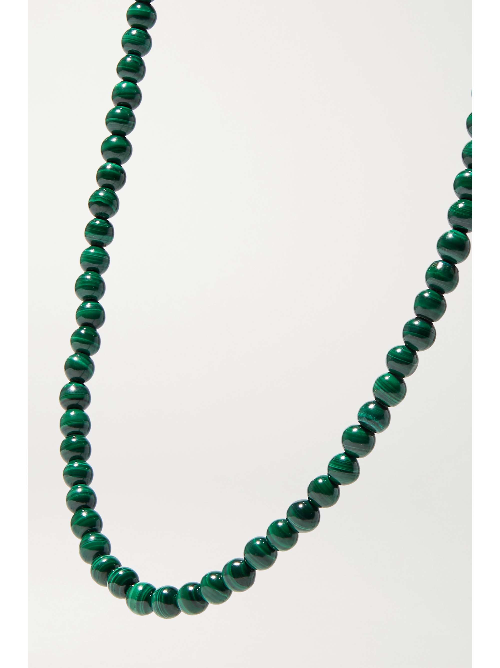MATEO 14-karat gold aquamarine necklace