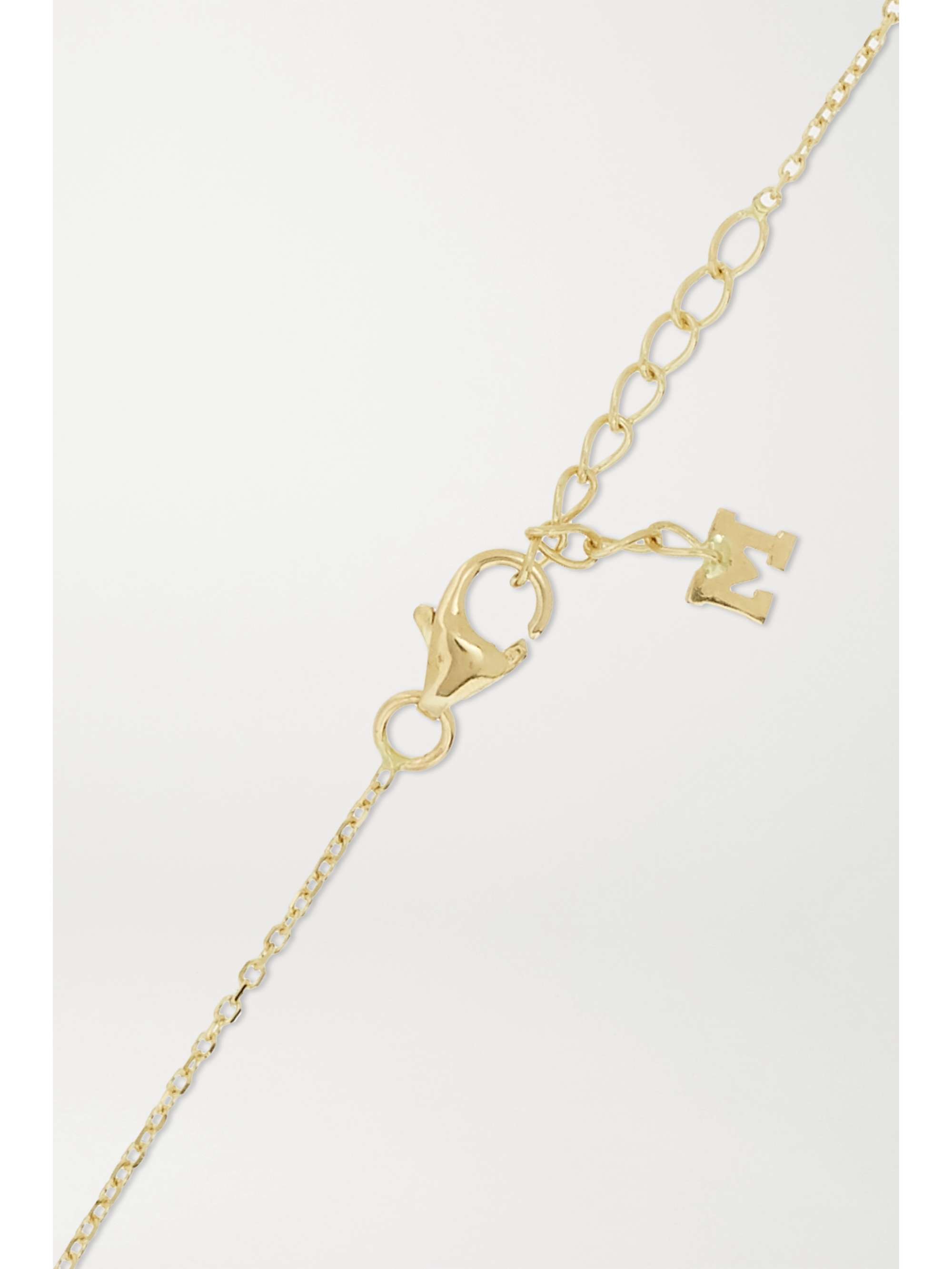 MATEO 14-karat gold diamond bracelet