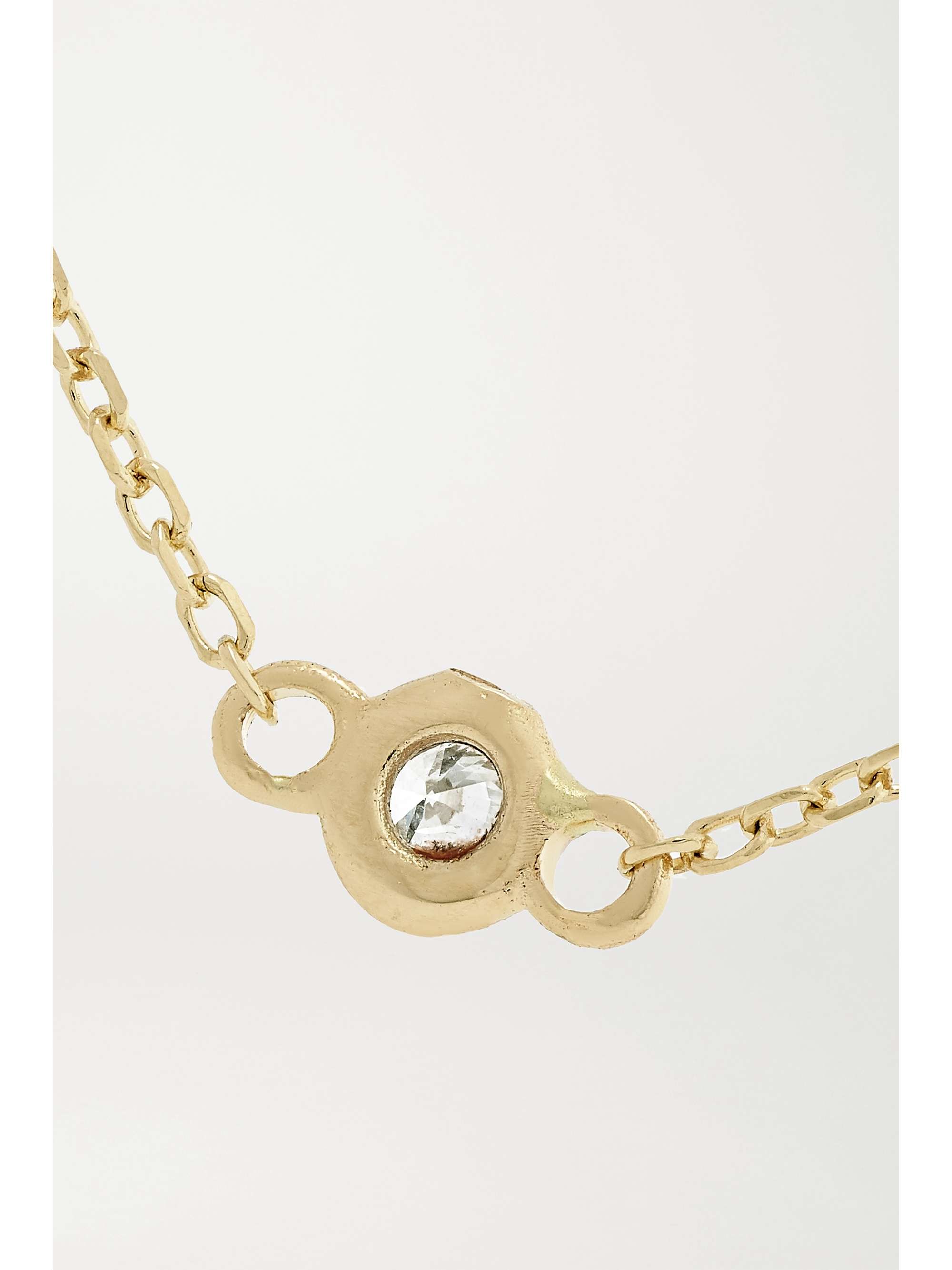 MATEO 14-karat gold diamond bracelet