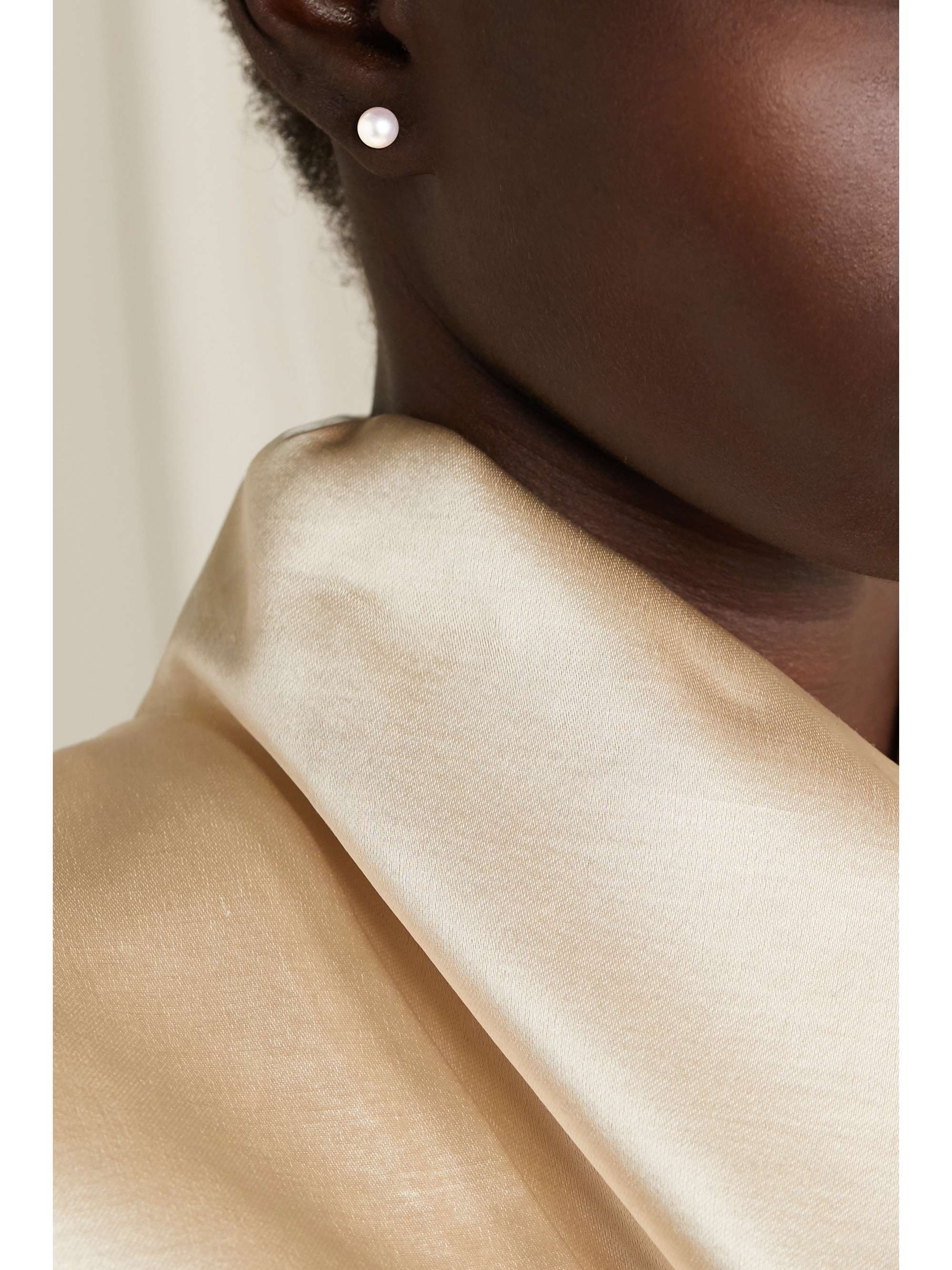 MATEO 14-karat gold pearl earrings