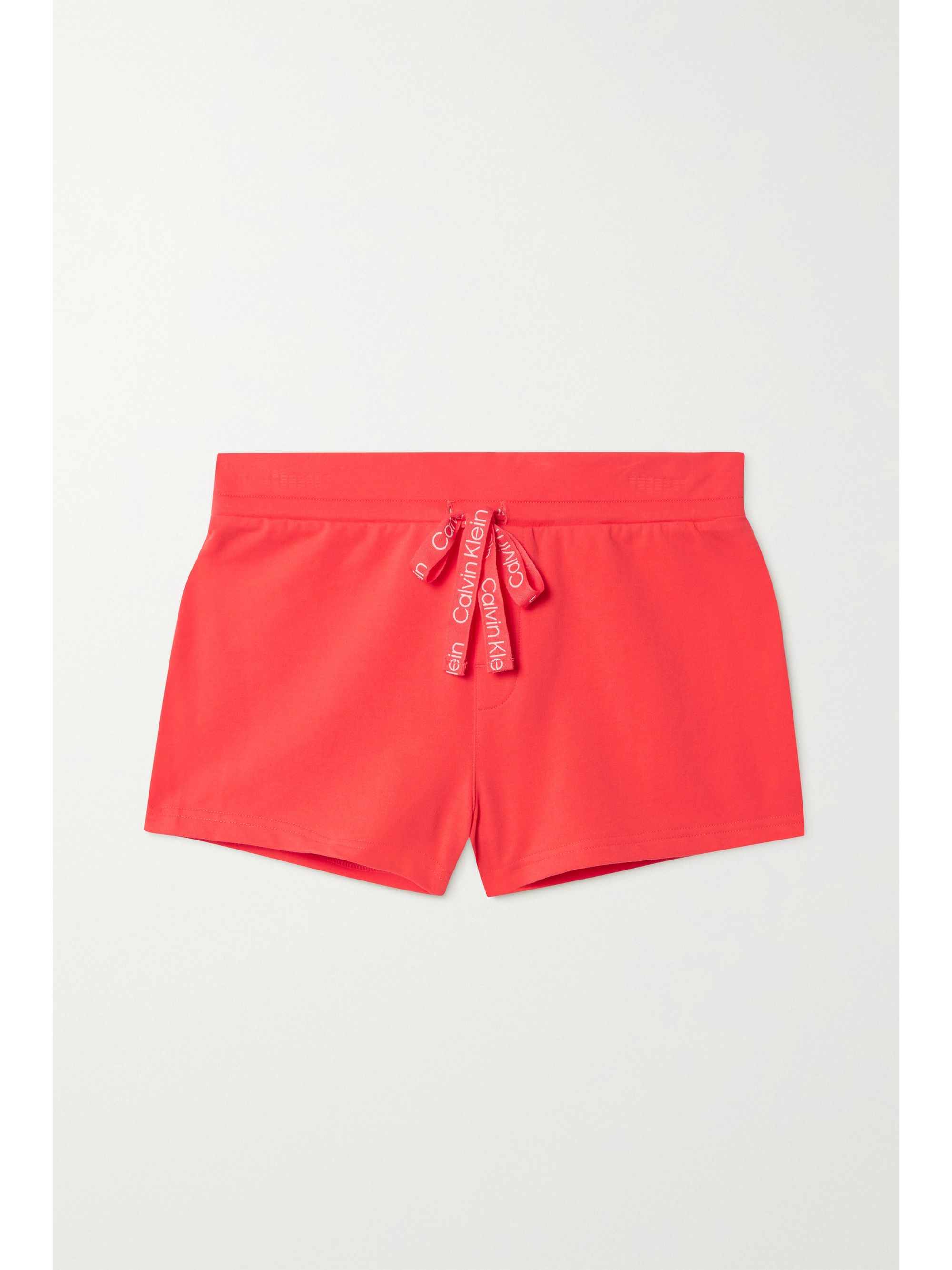 粉红色棉质混纺平纹布短睡裤 Net A Porter Calvin Klein Net A Porter