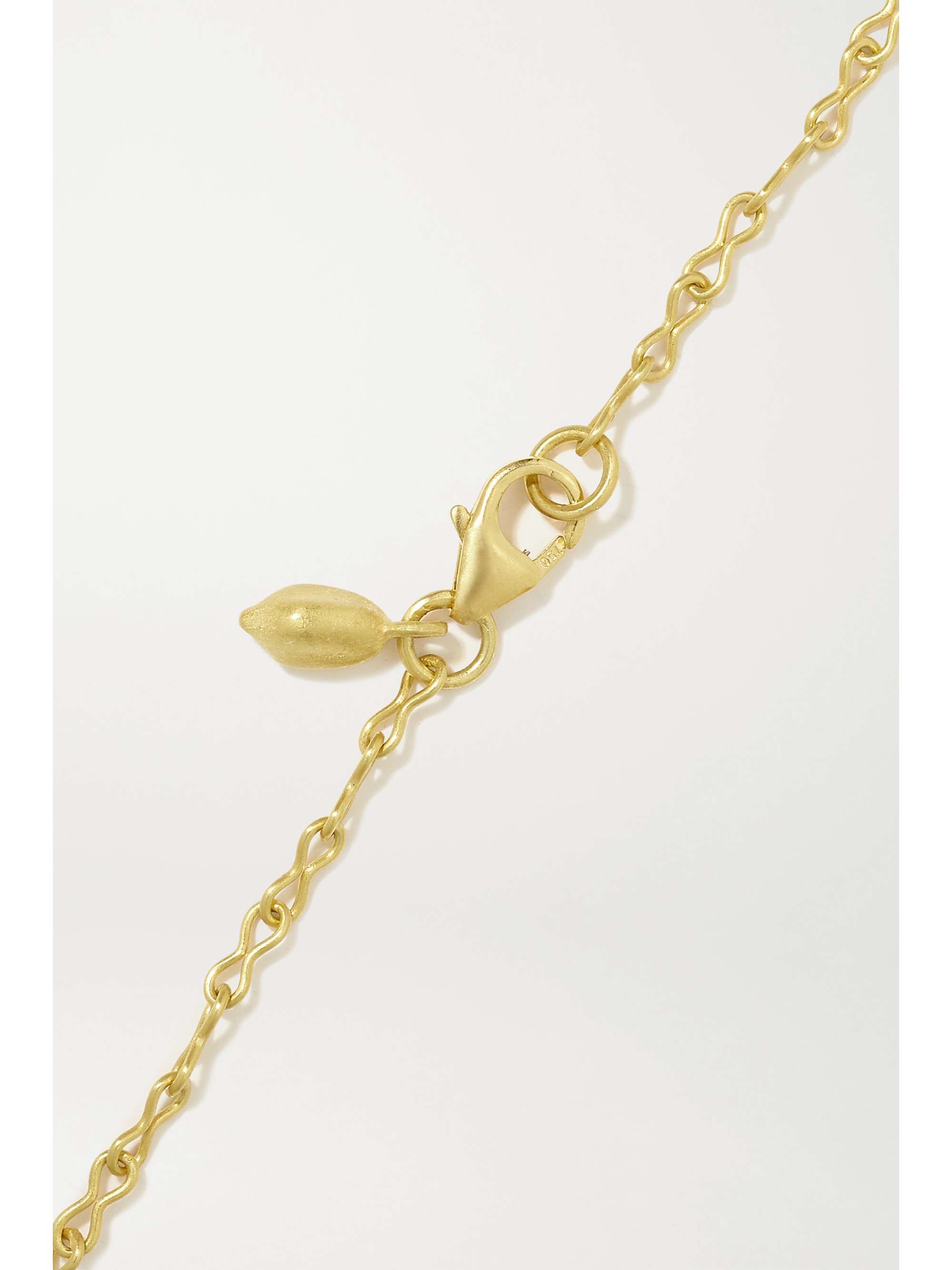 PIPPA SMALL 18-karat gold aquamarine bracelet