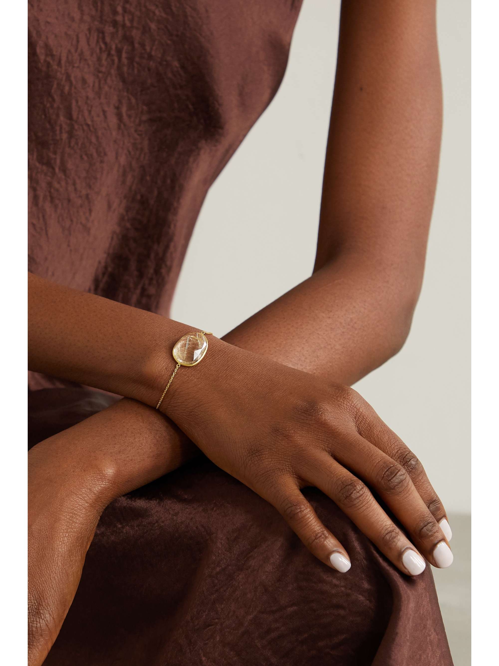 PIPPA SMALL 18-karat gold quartz bracelet